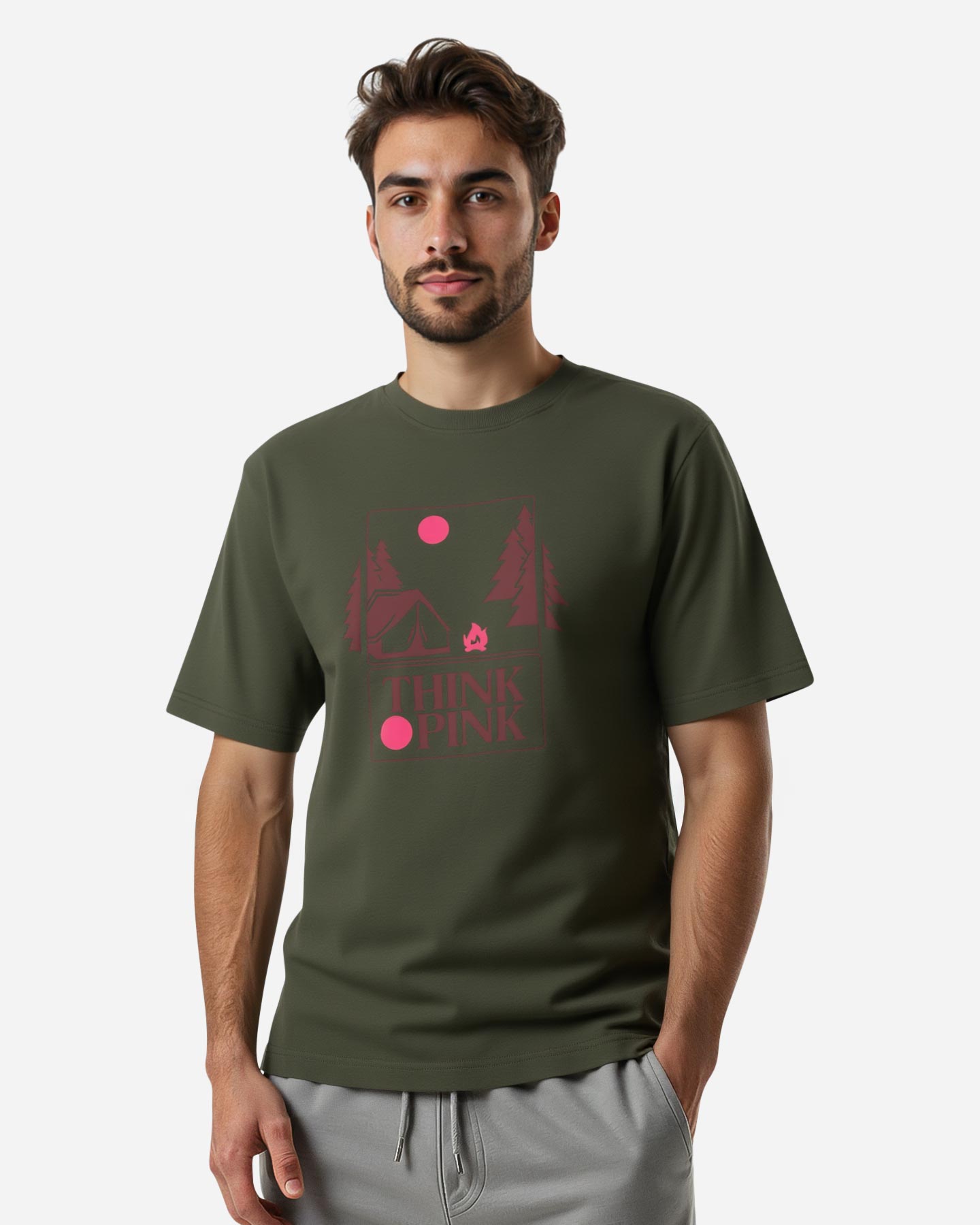 T-shirt THINK PINK GOPCORE M - Verde - 3 | Cisalfa Sport