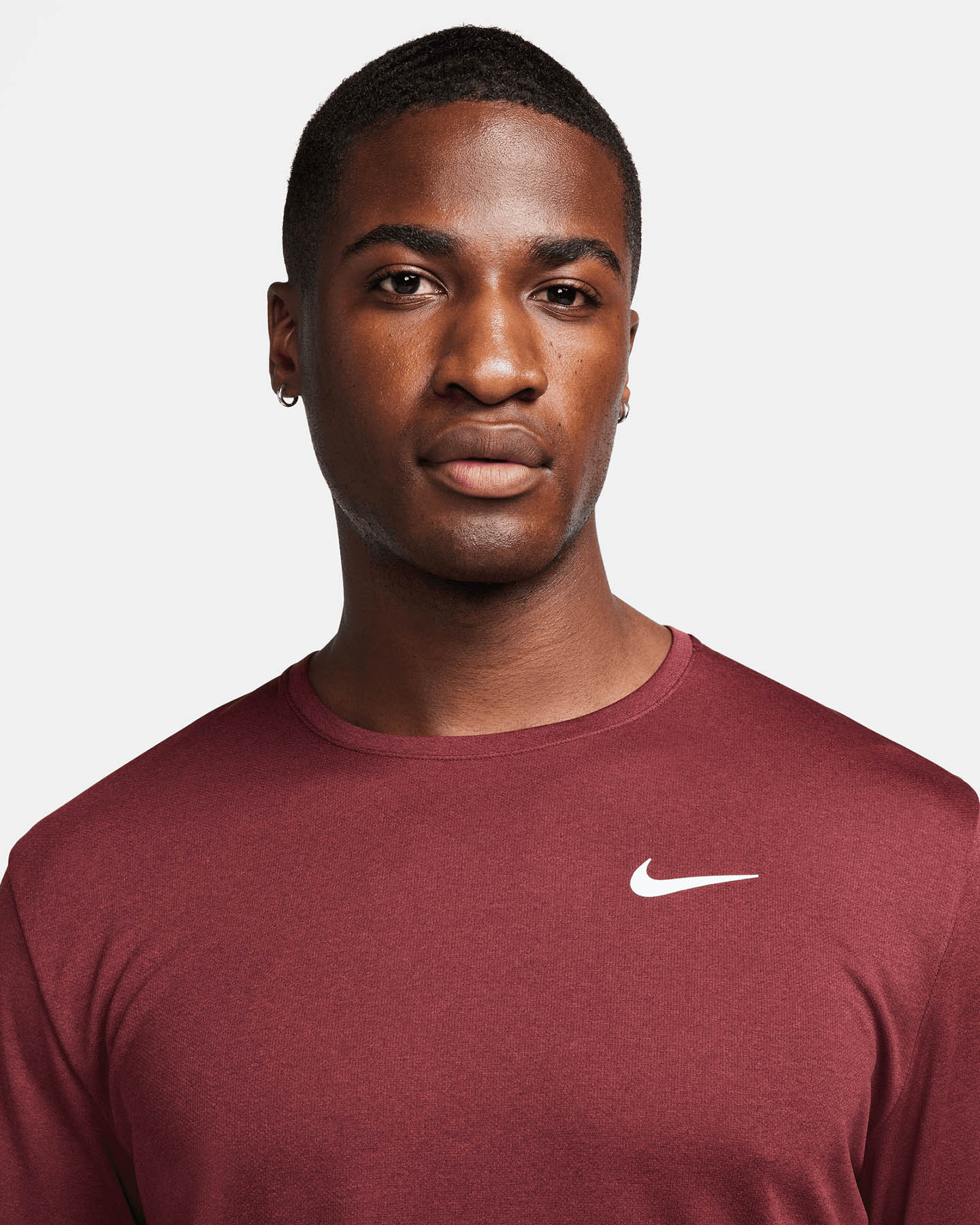 Maglia running NIKE MILER M - Rosso - 3 | Cisalfa Sport