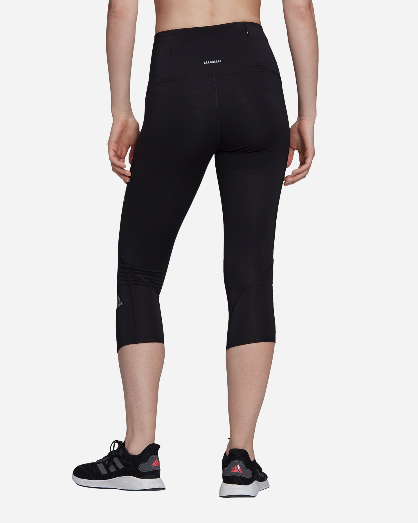 Capri running ADIDAS THE RUN RESPONSE AEROREADY W - Nero - 2 | Cisalfa Sport