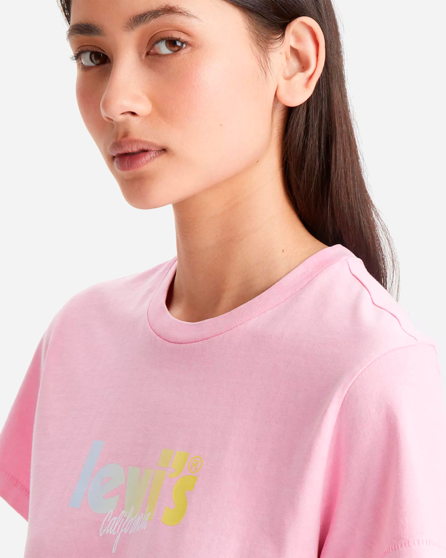 T-shirt LEVI'S LOGO POSTER W - Rosa - 4 | Cisalfa Sport