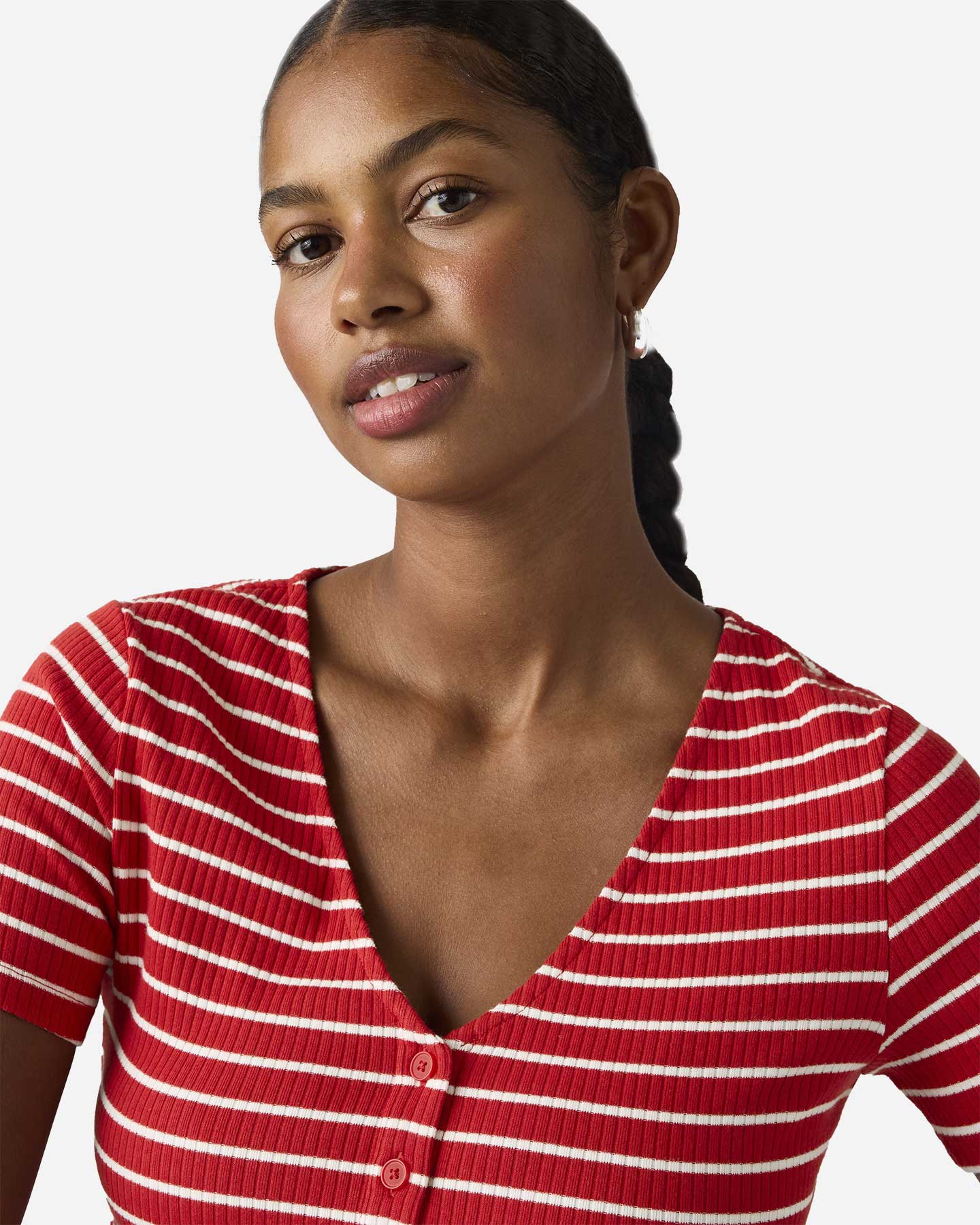 T-shirt LEVI'S SERAFINO STRIPE W - Rosso - 3 | Cisalfa Sport