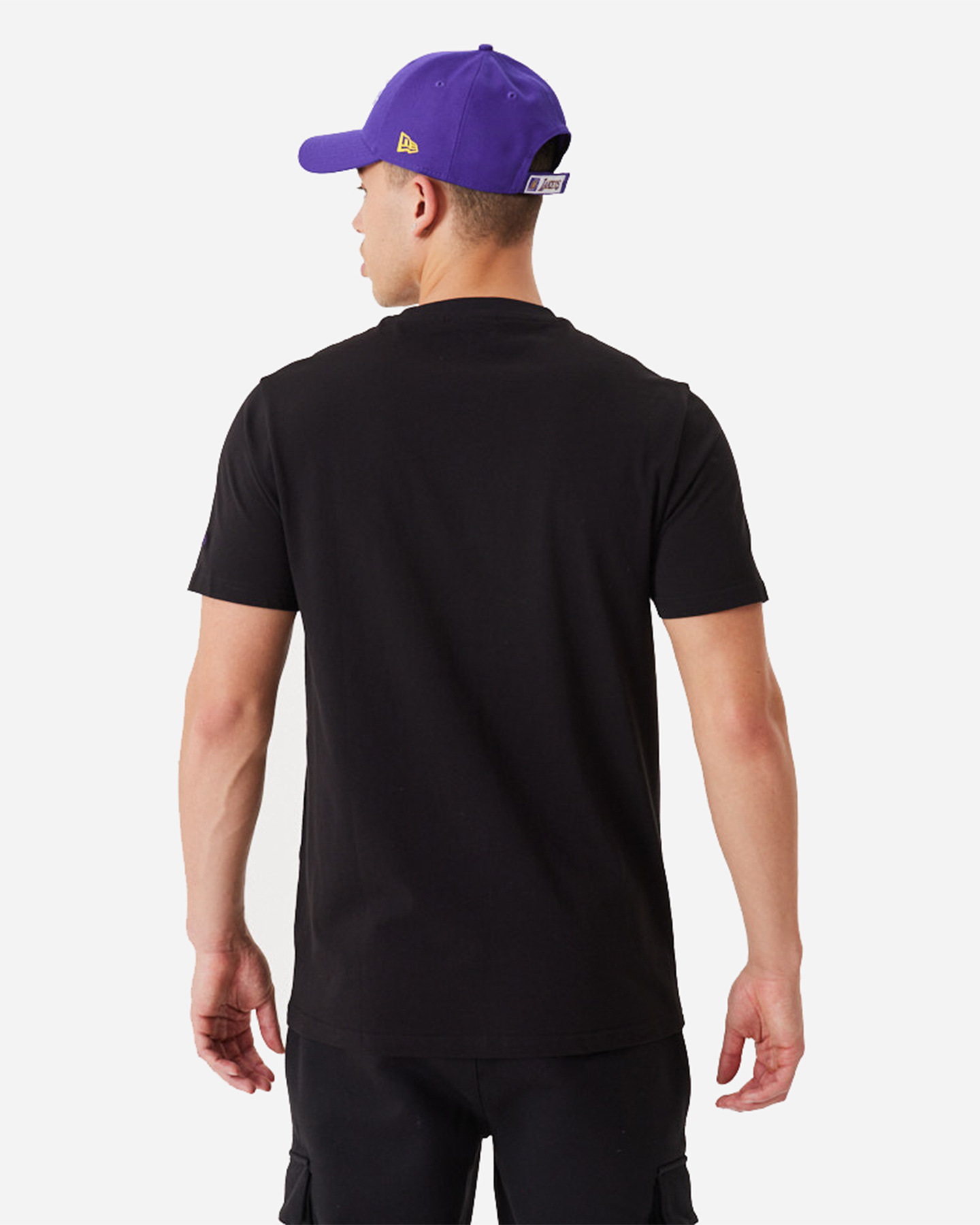 T-shirt NEW ERA SCRIPT LA LAKERS  - Nero - 1 | Cisalfa Sport