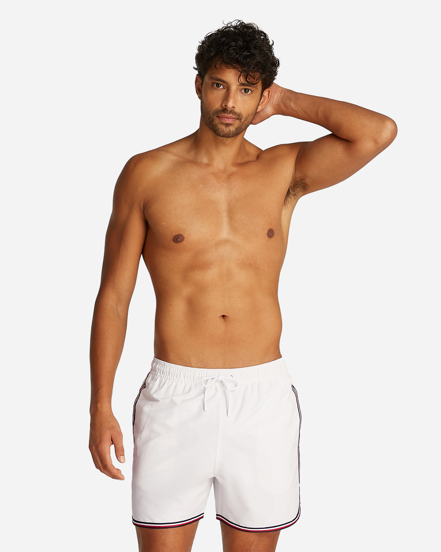 Boxer mare TOMMY HILFIGER BOXER BORDATO DOPPIA BANDA M - Bianco - 1 | Cisalfa Sport