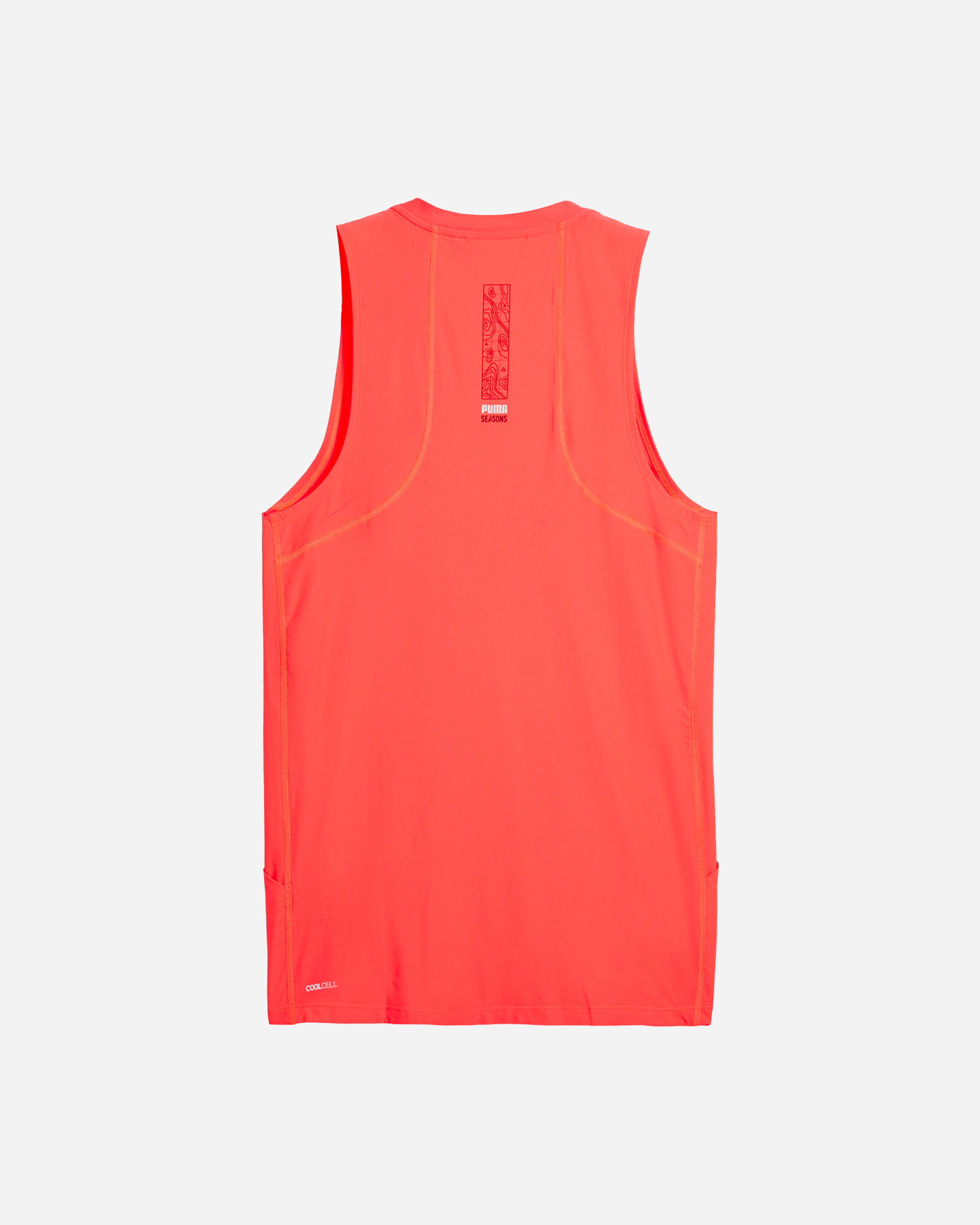 Canotta running PUMA SEASON CELL M - Rosso - 1 | Cisalfa Sport