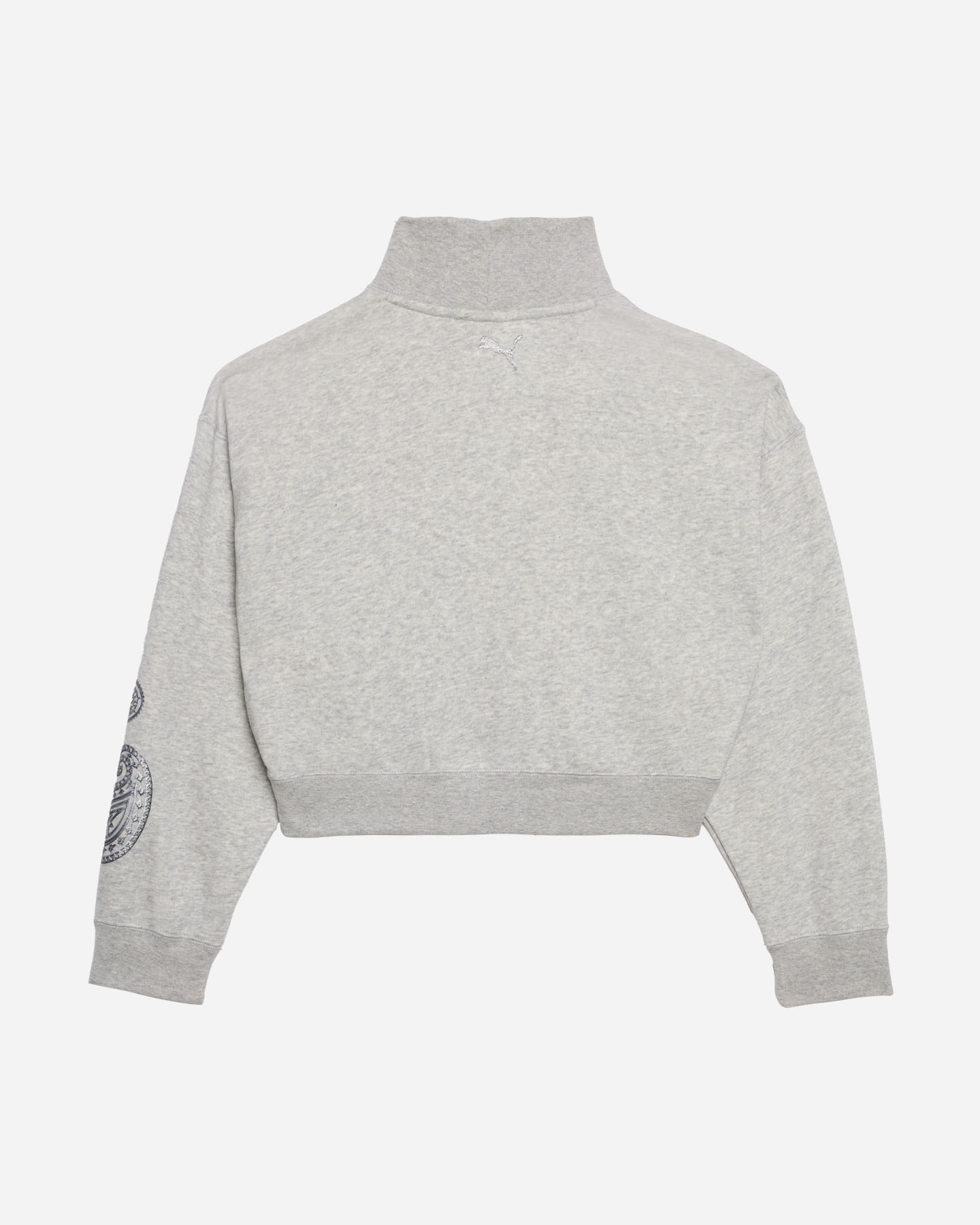 Felpa PUMA PUFF PRINT JR - Grigio - 1 | Cisalfa Sport