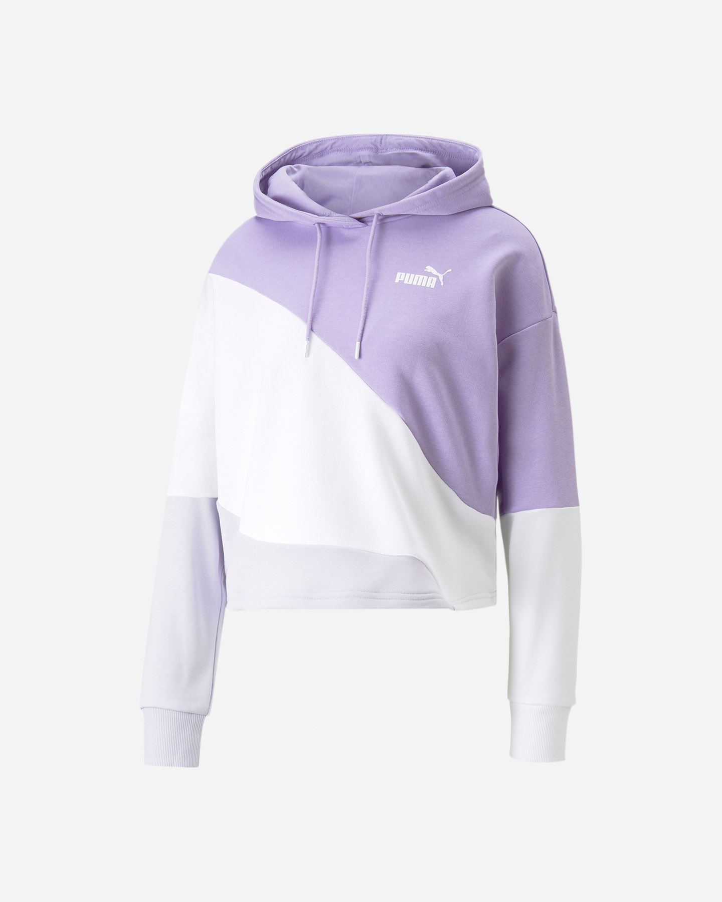 Felpa PUMA POWER COLORBLOCK W - Bianco - 0 | Cisalfa Sport