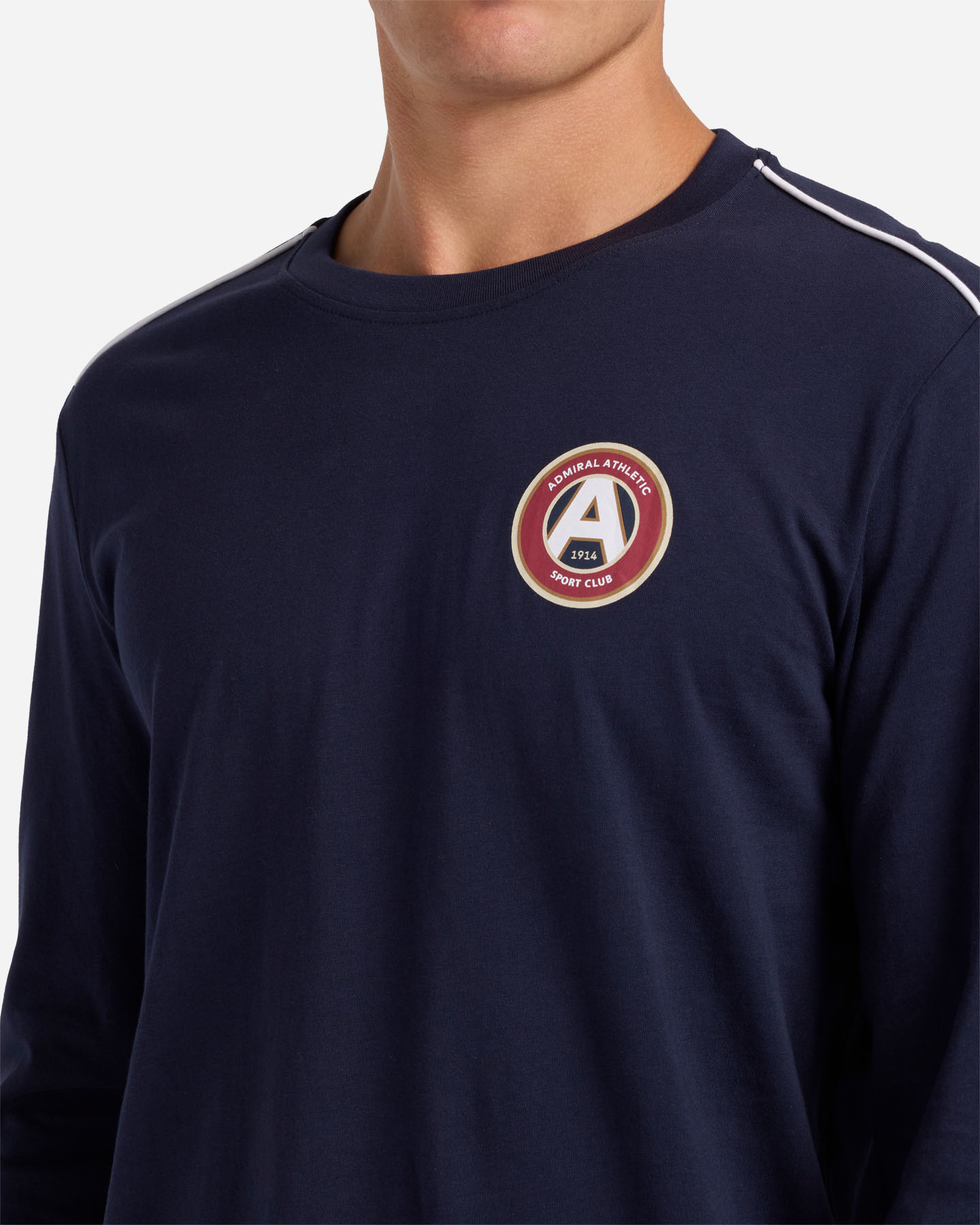 T-shirt ADMIRAL VARSITY M - Blu - 4 | Cisalfa Sport