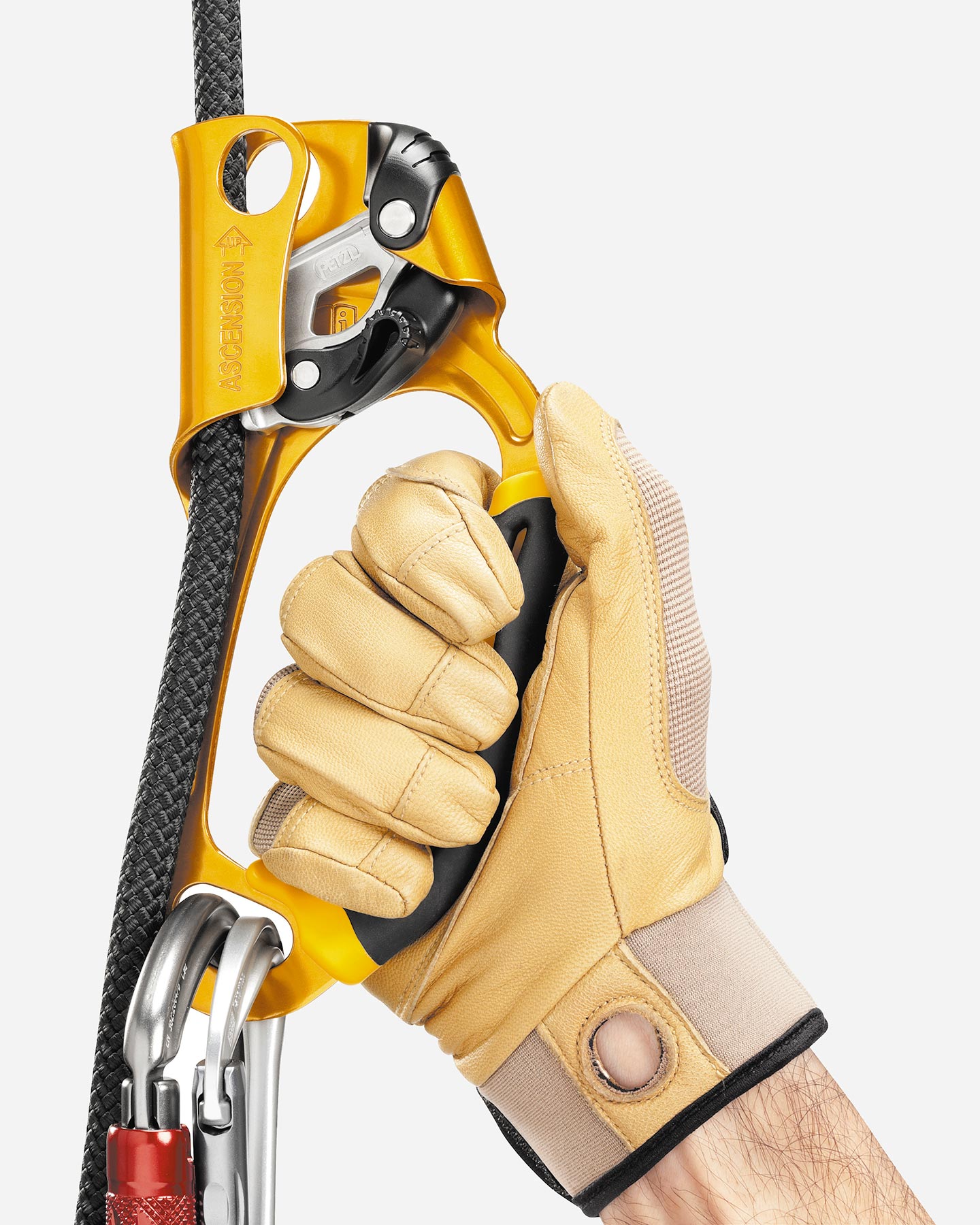 Discensore PETZL ASCENSION DX  - Arancione - 1 | Cisalfa Sport