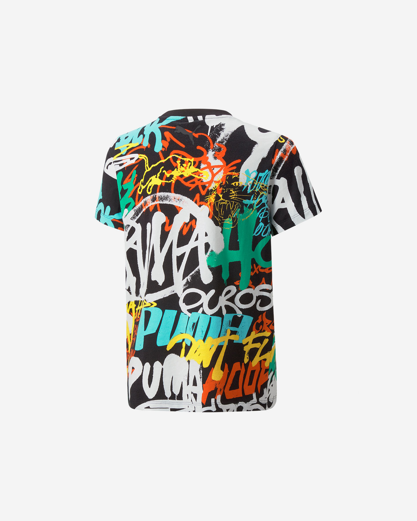 T-shirt PUMA ALL OVER GRAFFITI RAINBOW JR - Color mix - 1 | Cisalfa Sport