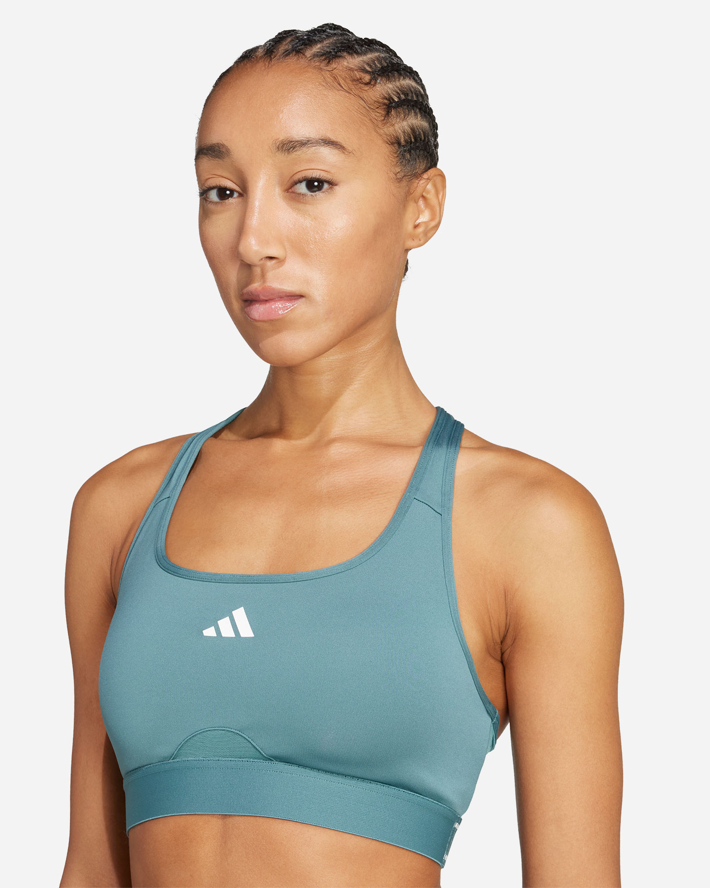 Bra training ADIDAS PWRCT W - Verde - 4 | Cisalfa Sport