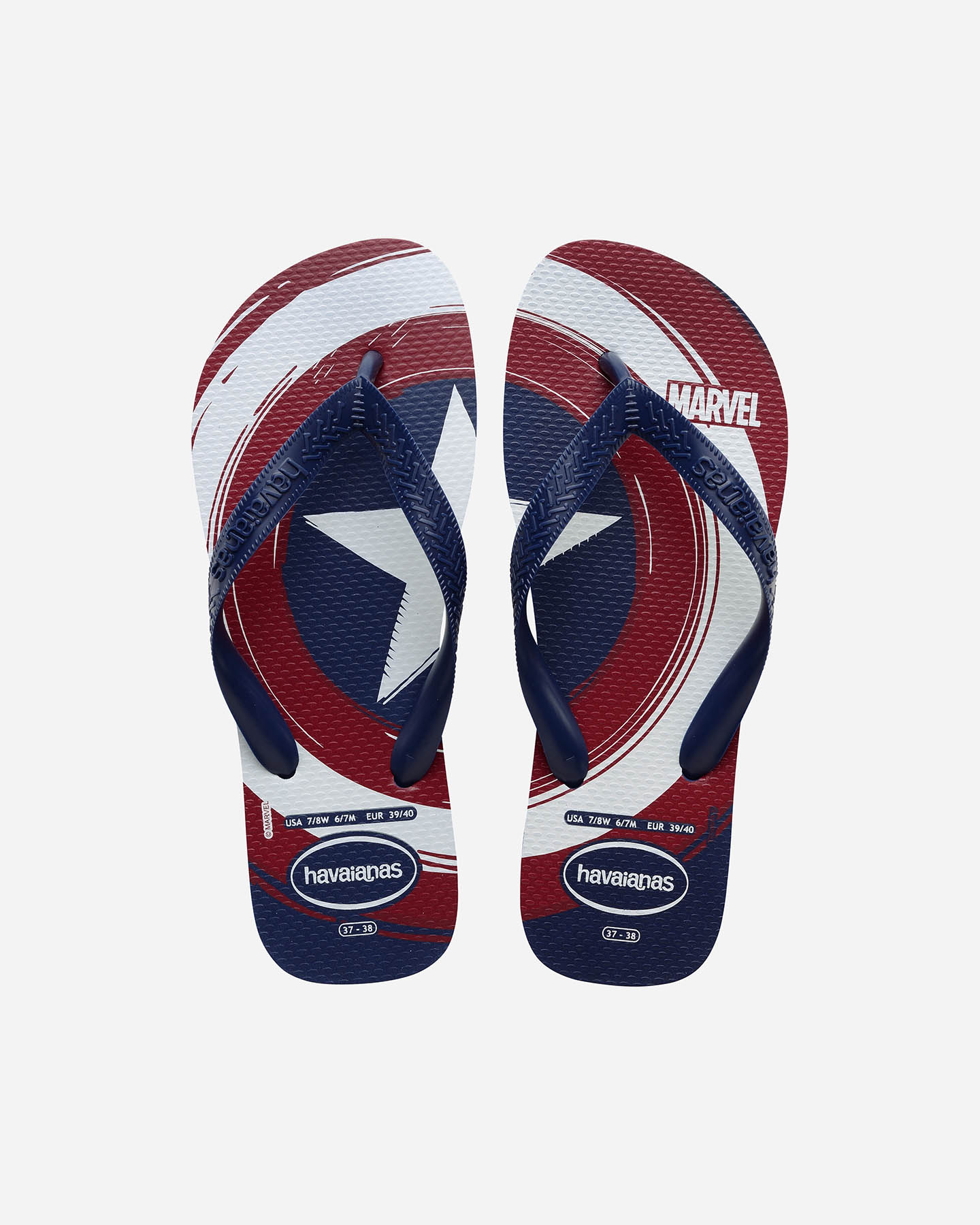 Infradito HAVAIANAS TOP MARVEL LOGOMANIA M - Blu Navy - 0 | Cisalfa Sport