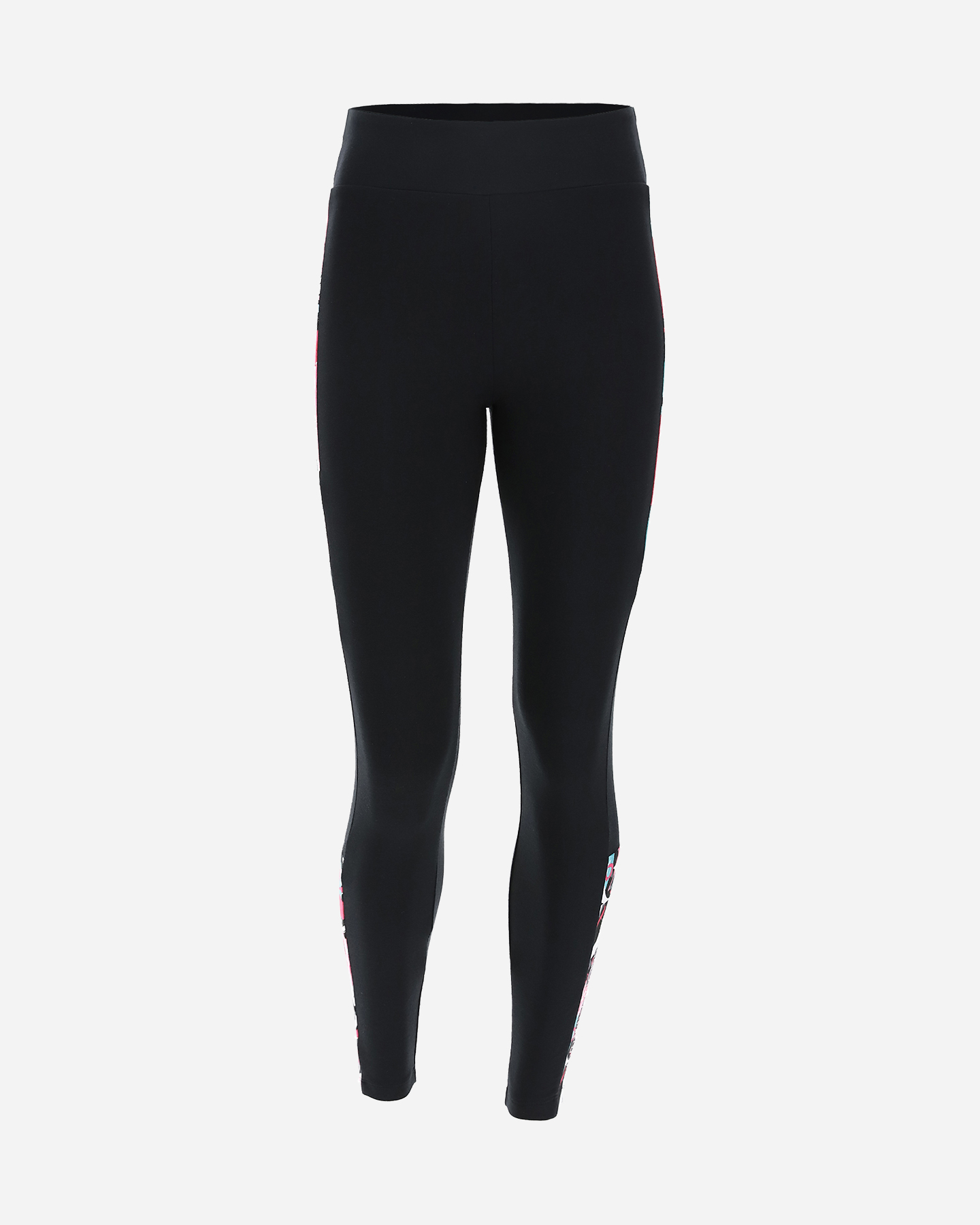Leggings FREDDY JSTRETCH BAND FLOWERS LATERAL W - Nero - 0 | Cisalfa Sport