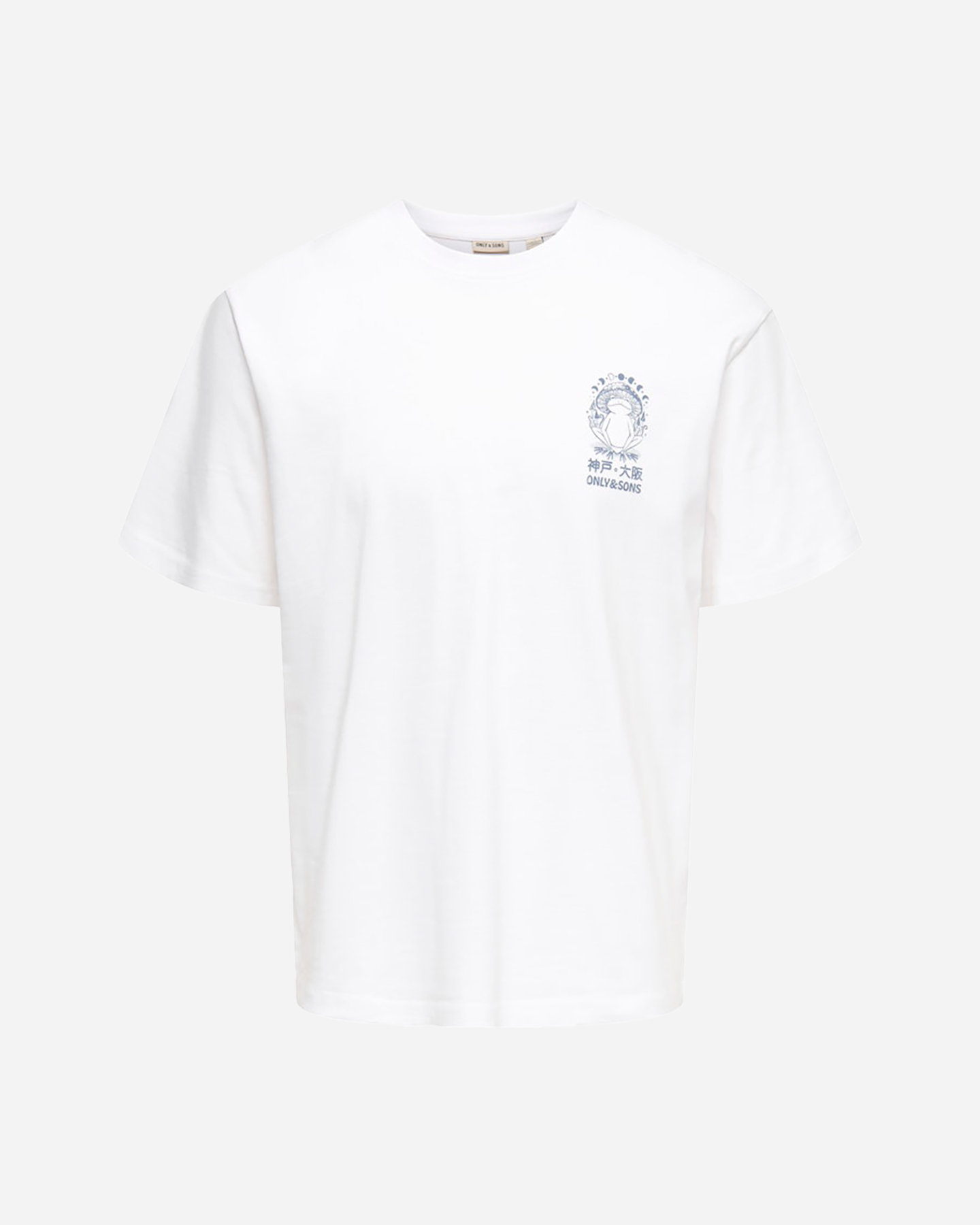 T-shirt ONLY & SONS FRED BACK PRINT M - Bianco - 0 | Cisalfa Sport