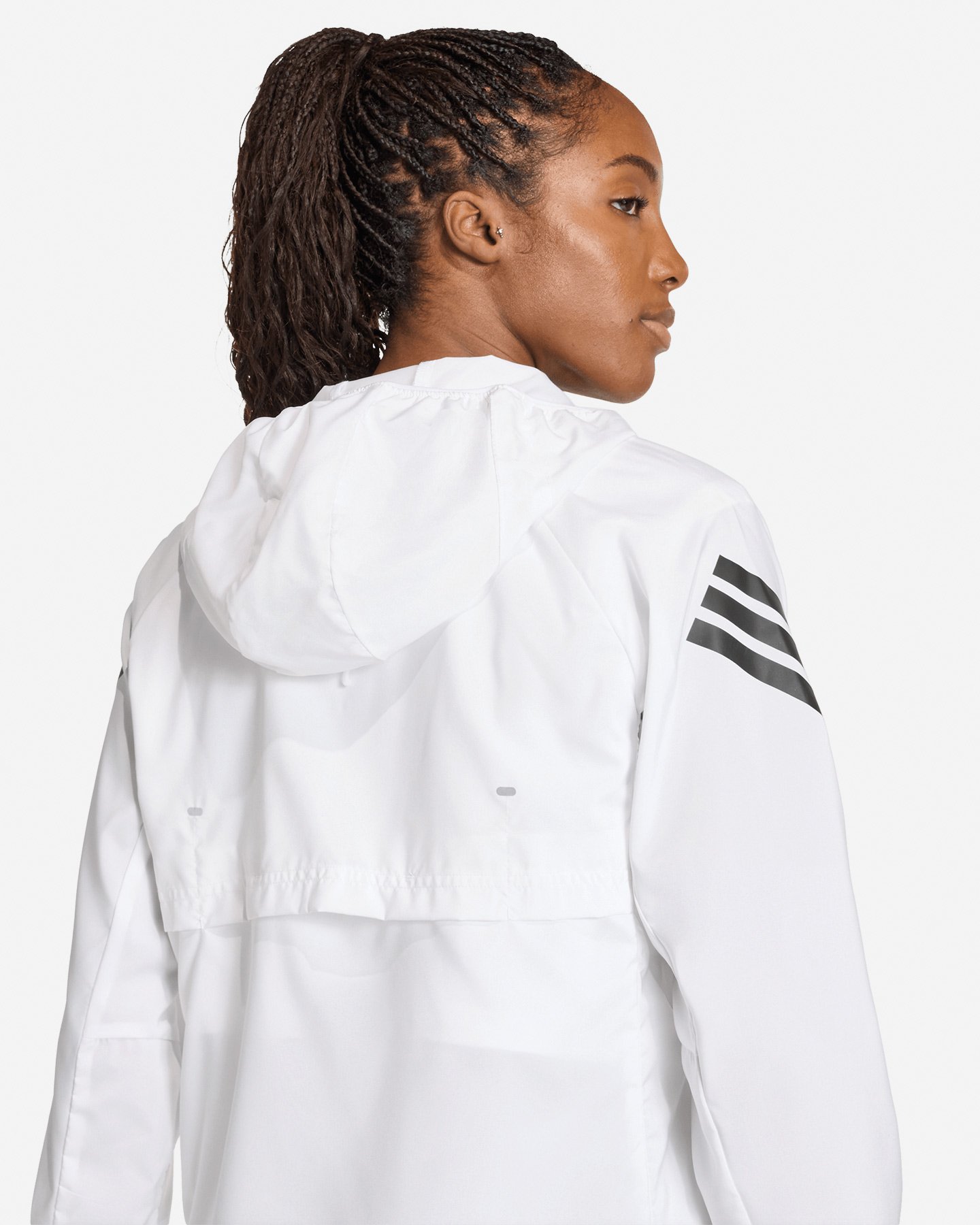 Giacca running ADIDAS ADI365 ICONIC W - Bianco - 5 | Cisalfa Sport