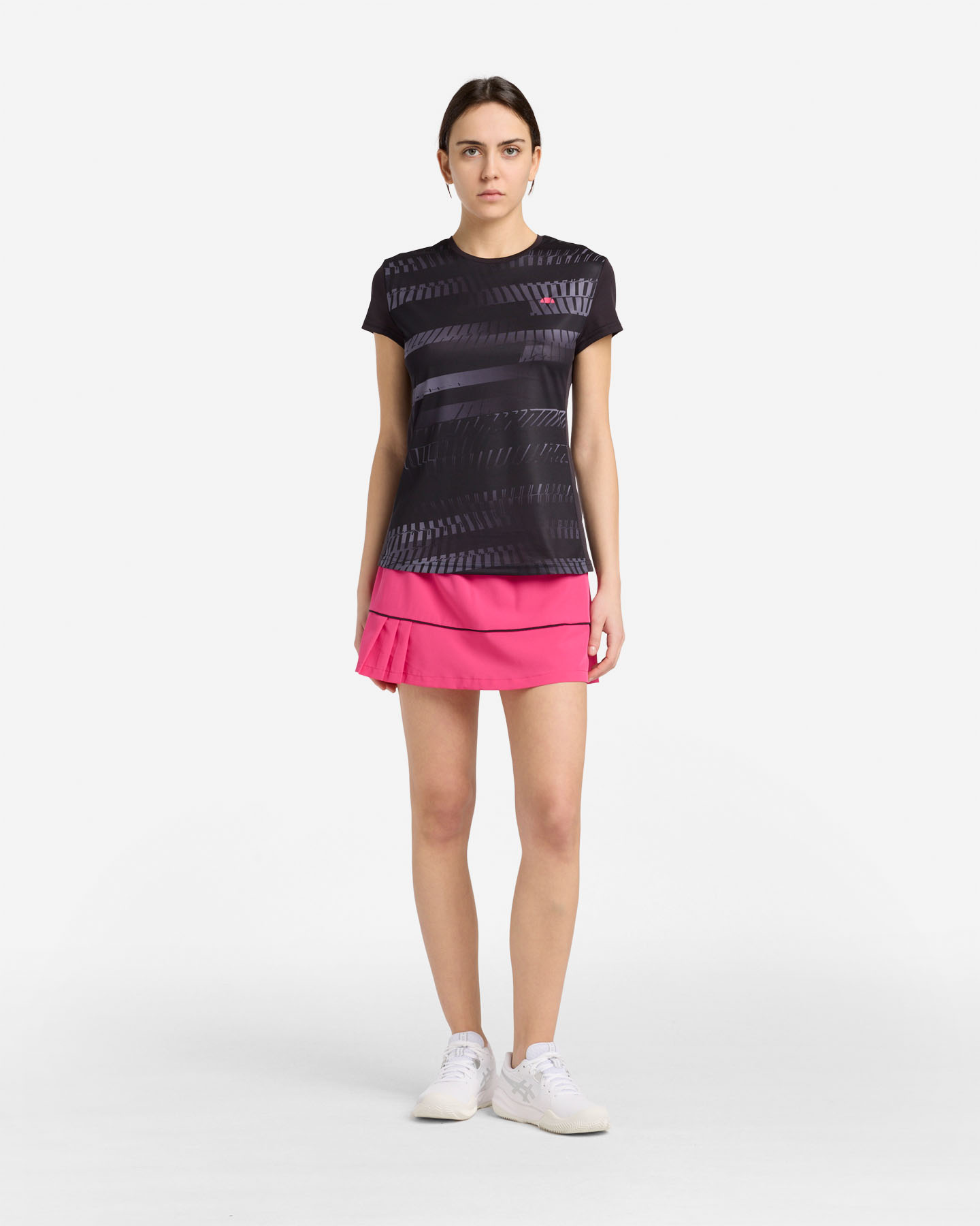 T-shirt tennis ELLESSE BOUNCE W - Nero - 4 | Cisalfa Sport