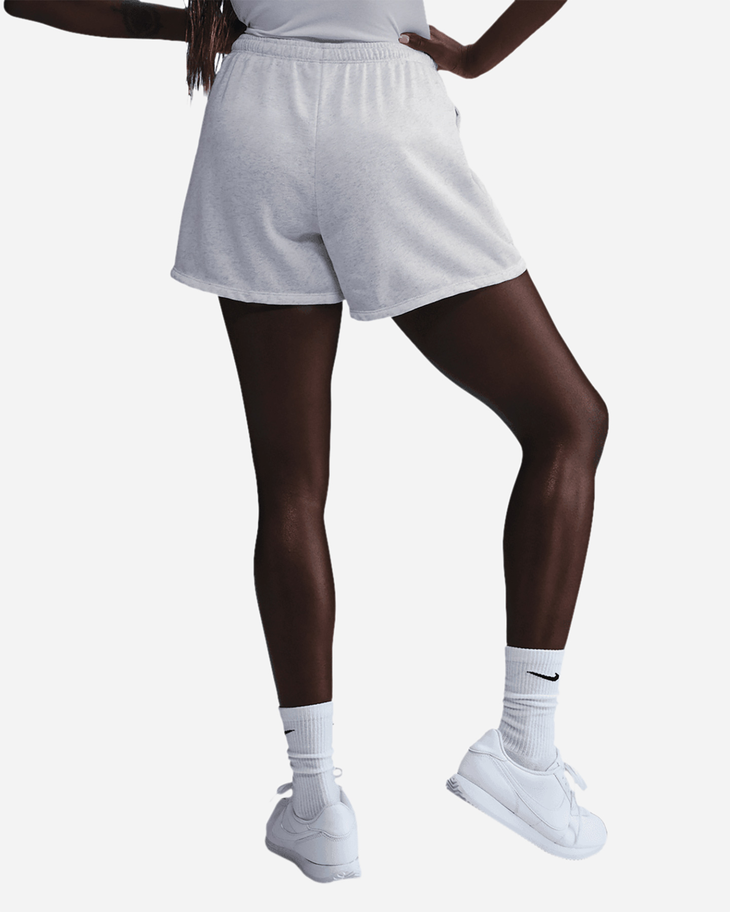 Pantaloncini NIKE CHILL SMALL LOGO W - Grigio - 1 | Cisalfa Sport