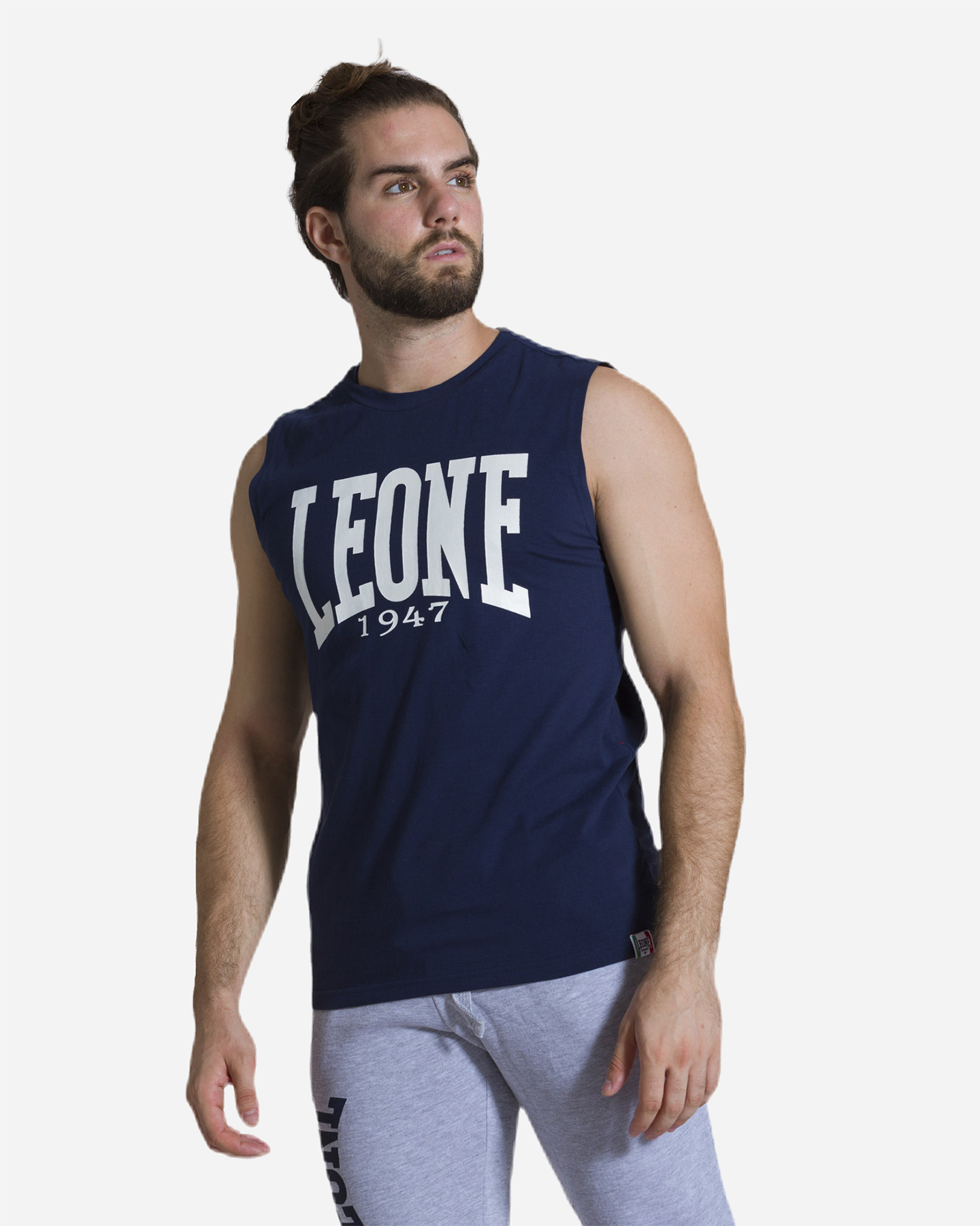 Canotta LEONE BIG LOGO M - Blu Navy - 2 | Cisalfa Sport