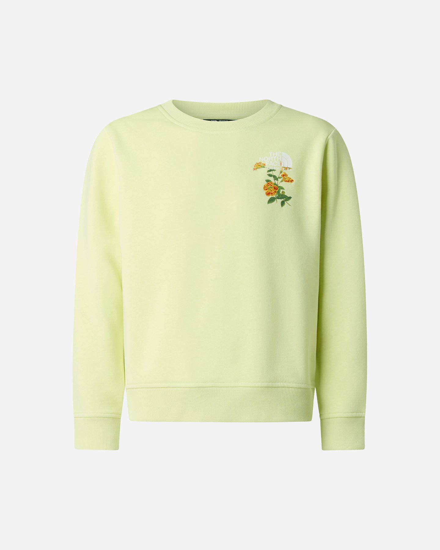 Felpa THE NORTH FACE FLORA JR - Giallo - 0 | Cisalfa Sport