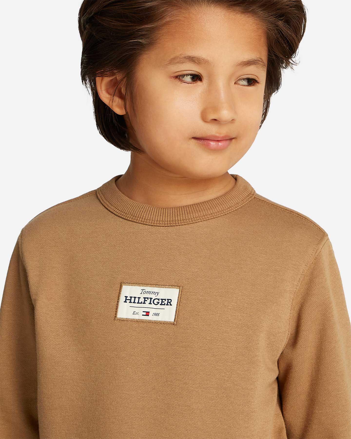 Felpa TOMMY HILFIGER LABEL 1985 JR - Marrone - 4 | Cisalfa Sport