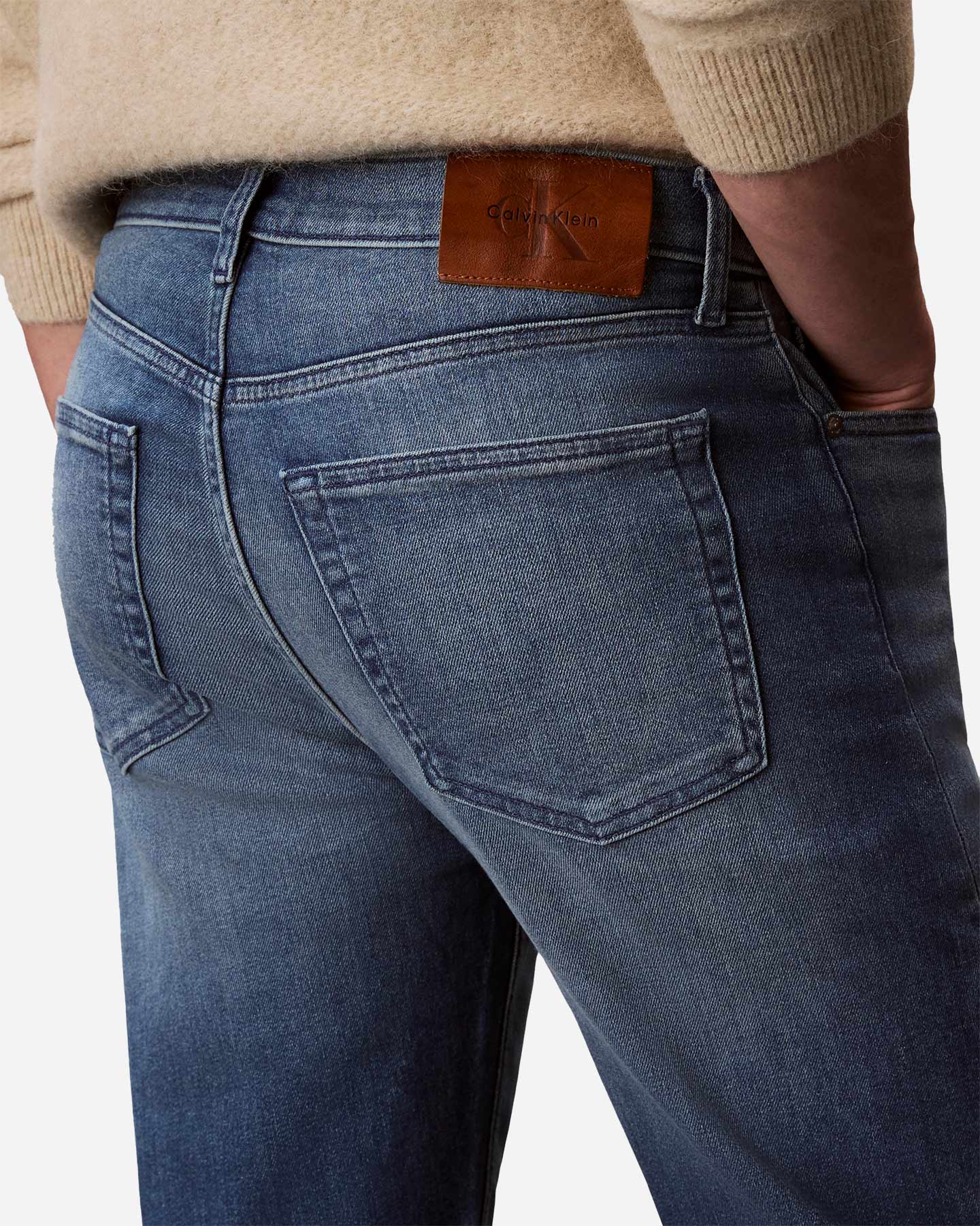 Jeans CALVIN KLEIN JEANS STANDARD M - Blu - 5 | Cisalfa Sport