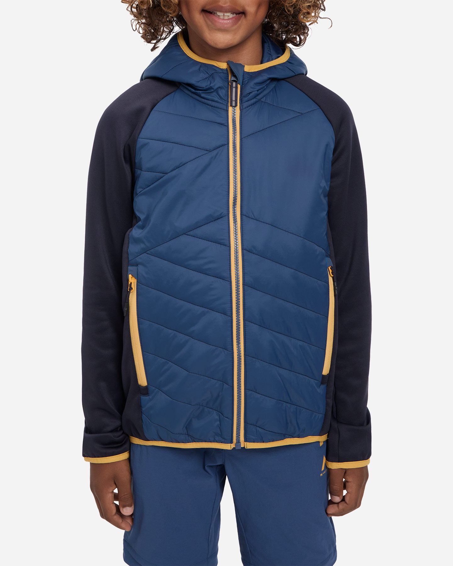 Giacca outdoor MCKINLEY SAGAN II HYBRID JR - Blu Navy - 1 | Cisalfa Sport
