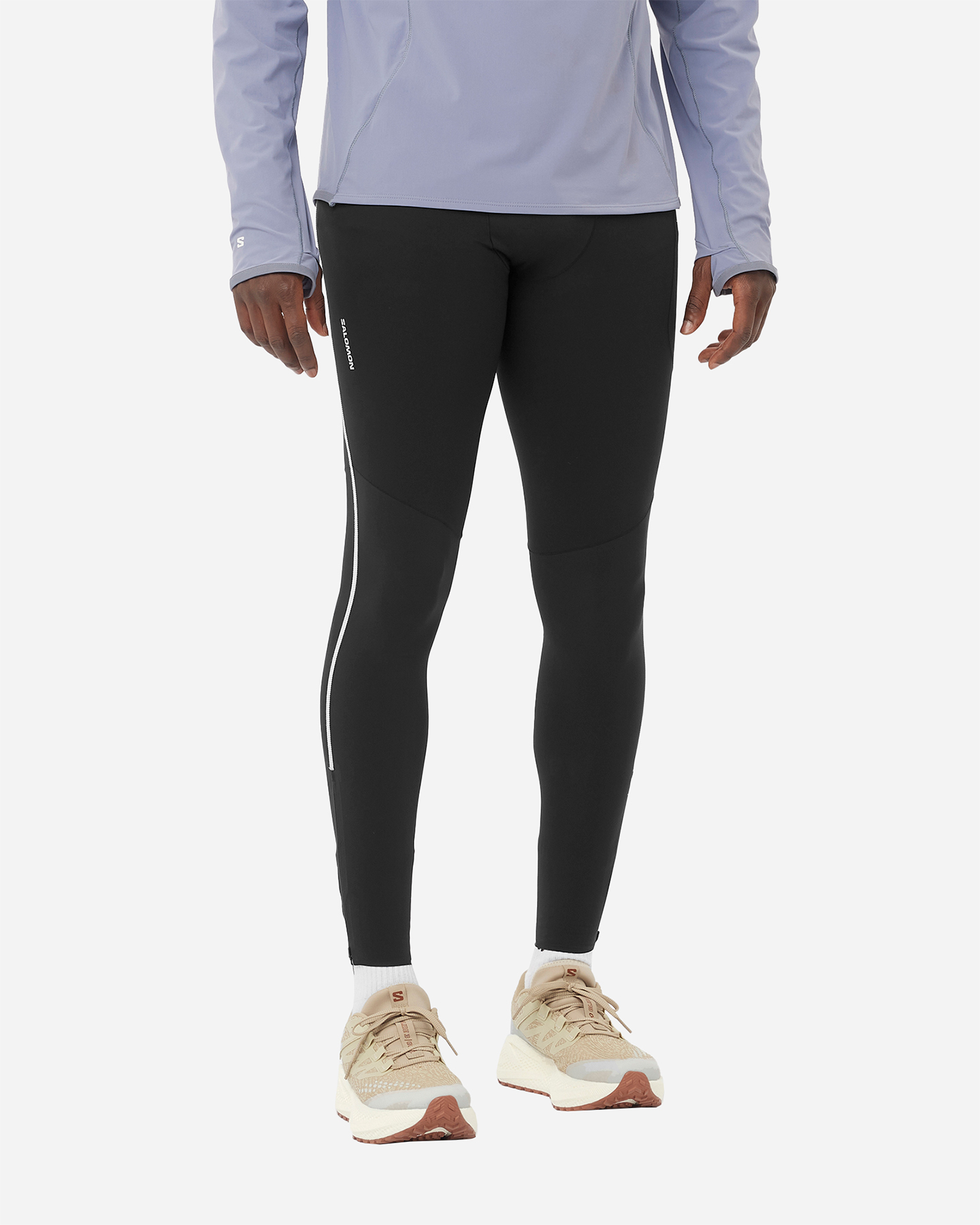 Fuseaux running SALOMON SENSE AERO STOW M - Nero - 1 | Cisalfa Sport