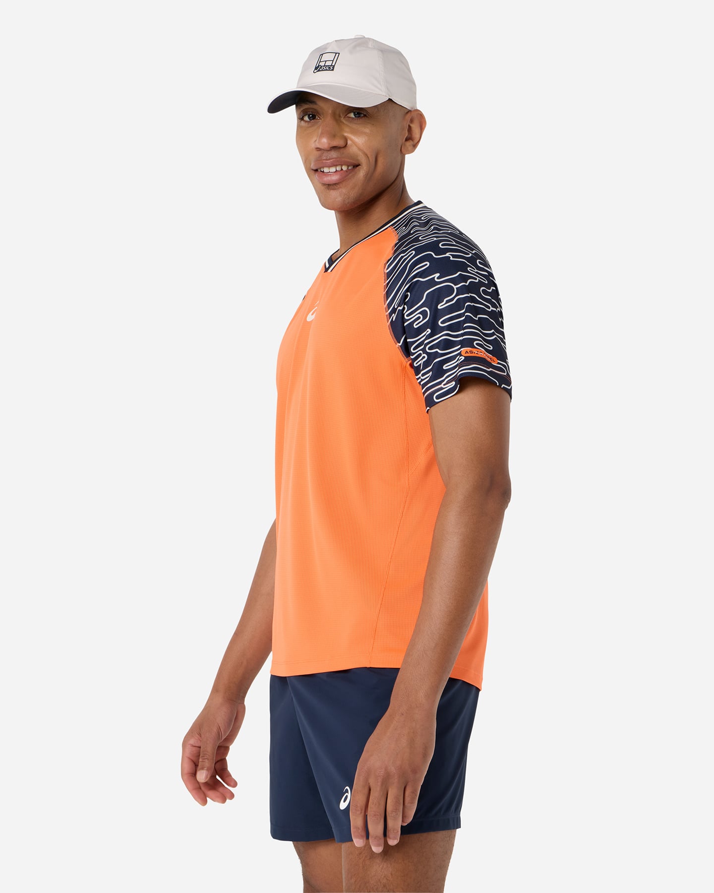 T-shirt tennis ASICS PADEL COURT M - Arancione - 1 | Cisalfa Sport