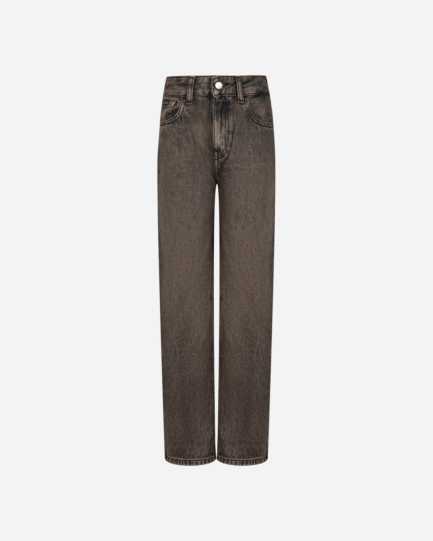 Jeans CALVIN KLEIN JEANS TURN UP SKATER JR - Nero - 0 | Cisalfa Sport