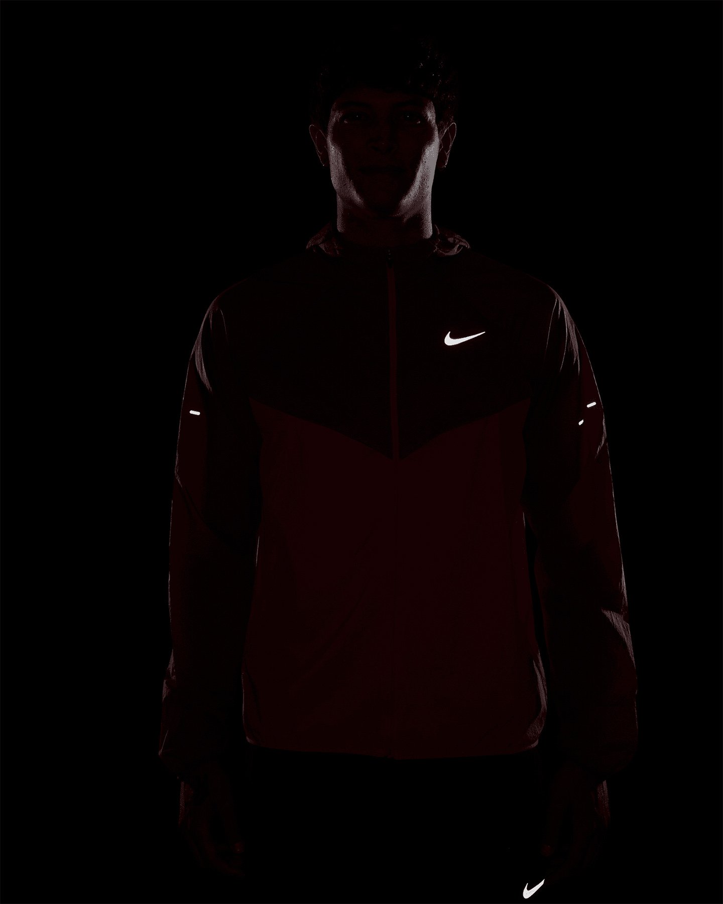 Giacca running NIKE STRIDE M - Rosso - 3 | Cisalfa Sport