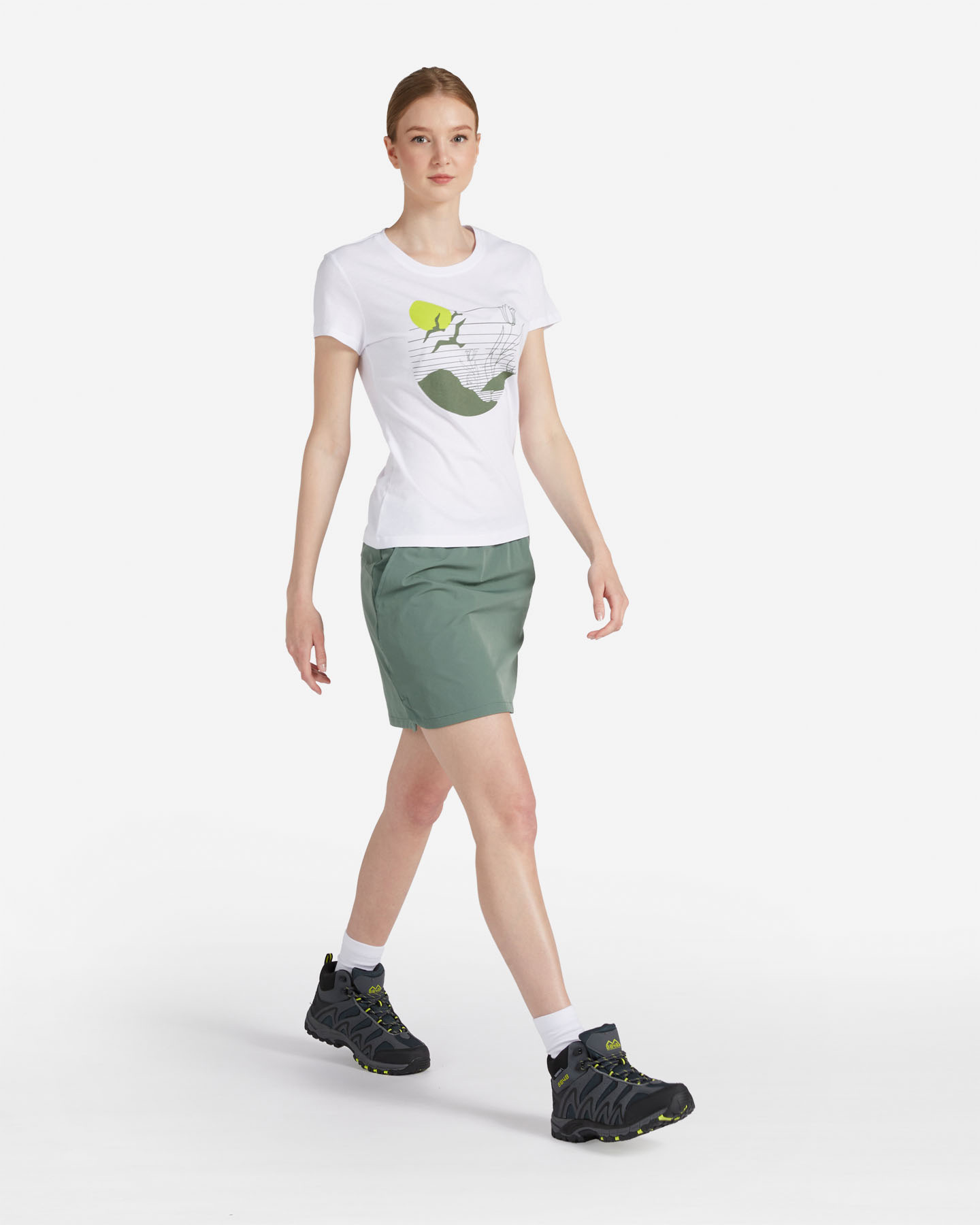 T-shirt 8848 MOUNTAIN ESSENTIAL W - Bianco - 3 | Cisalfa Sport