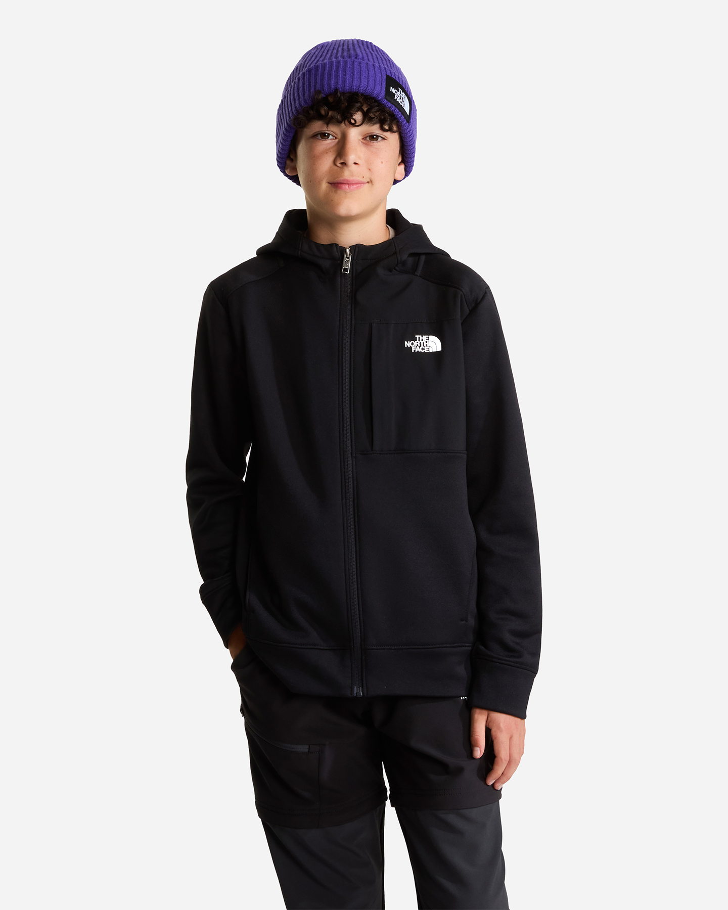 Felpa THE NORTH FACE PERFORMANCE JR - Nero - 2 | Cisalfa Sport
