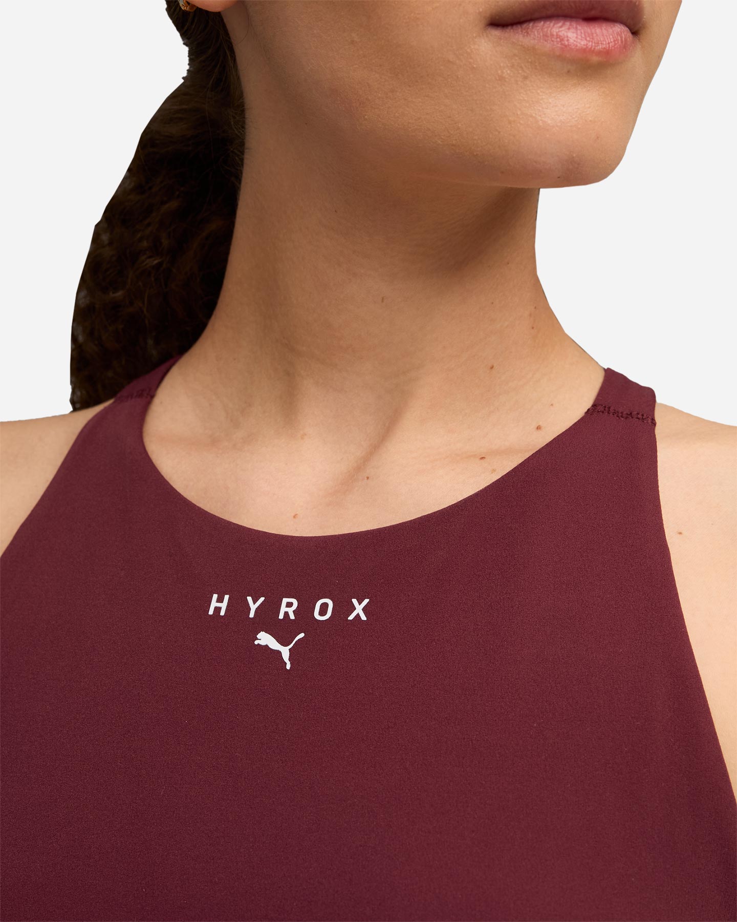 Bra training PUMA HYROX SHAPELUXE W - Rosso - 5 | Cisalfa Sport