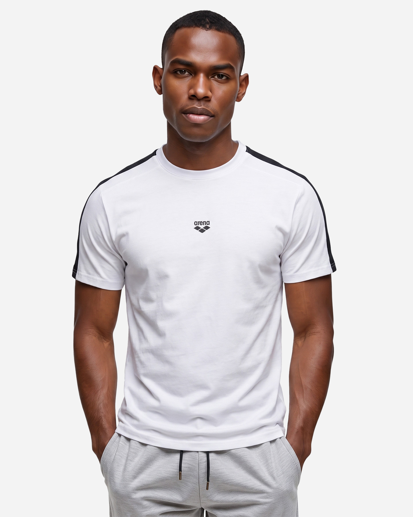 T-shirt ARENA ATHLETIC PROGRESS M - Bianco - 2 | Cisalfa Sport