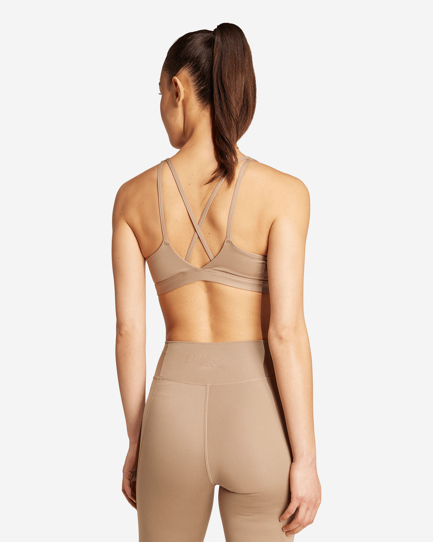 Bra training ADIDAS ALL ME W - Marrone - 3 | Cisalfa Sport