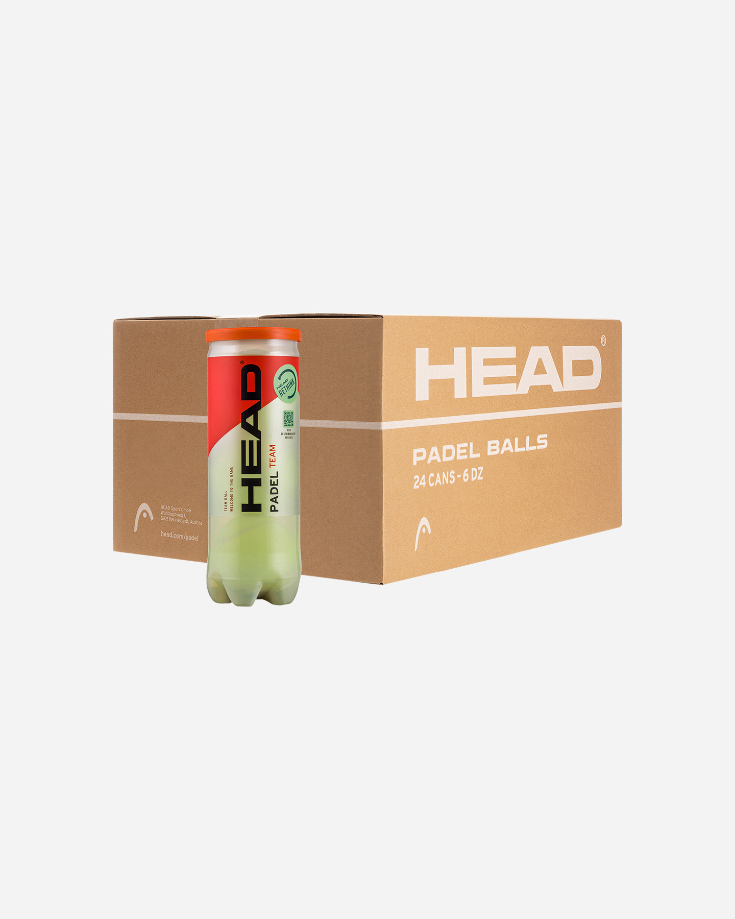 Palle padel HEAD 3B TEAM PADEL  - Color mix - 1 | Cisalfa Sport