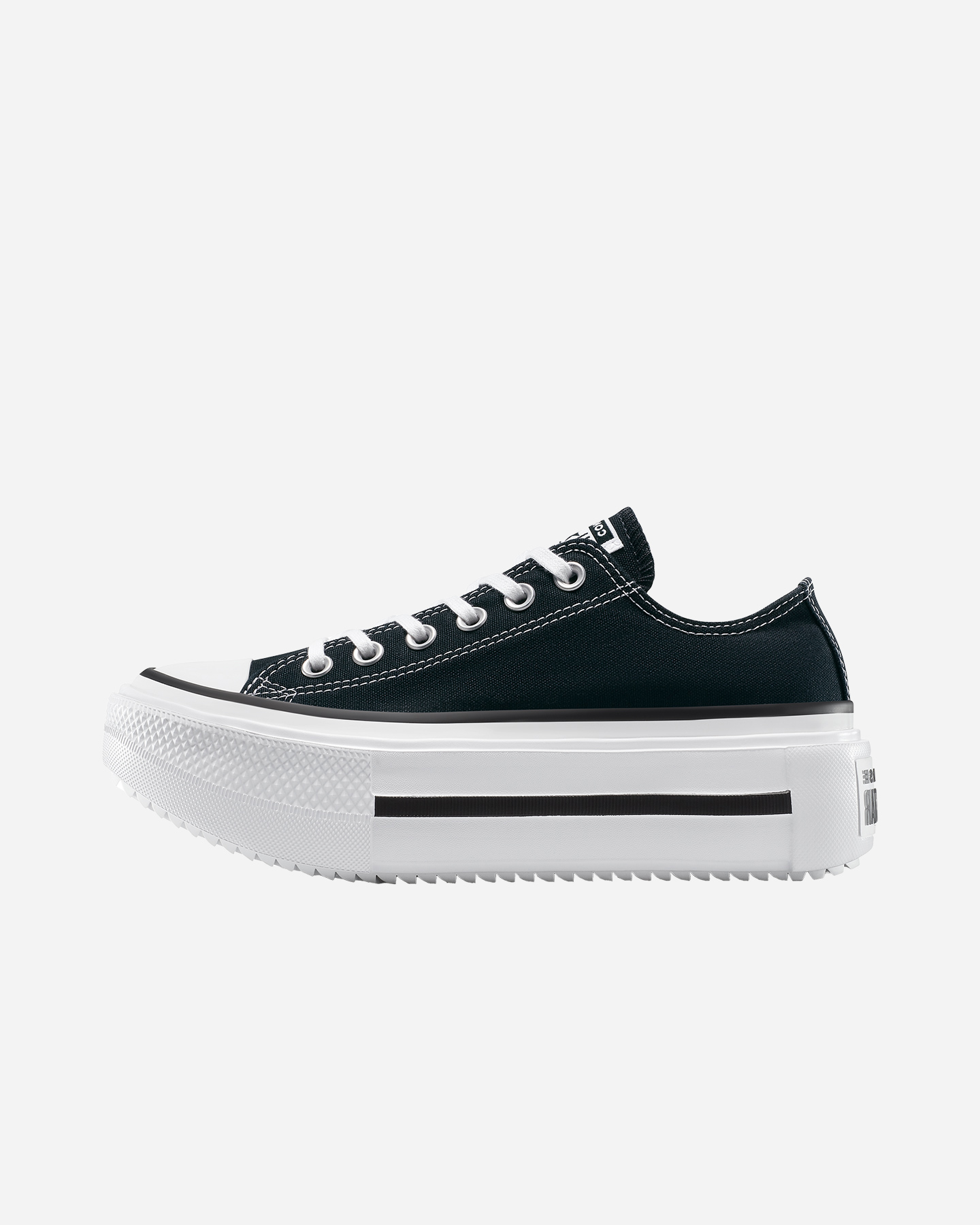 Scarpe sneakers CONVERSE CHUCK TAYLOR ALL STAR LIFT DOUBLE STACK OX W - Nero - 2 | Cisalfa Sport