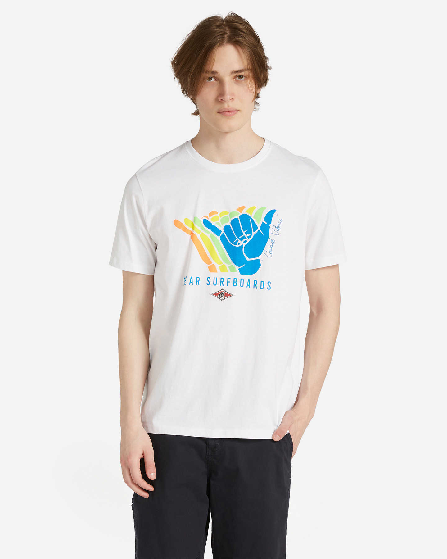 T-shirt BEAR FUTURISITIC TRIBALS M - Bianco - 0 | Cisalfa Sport