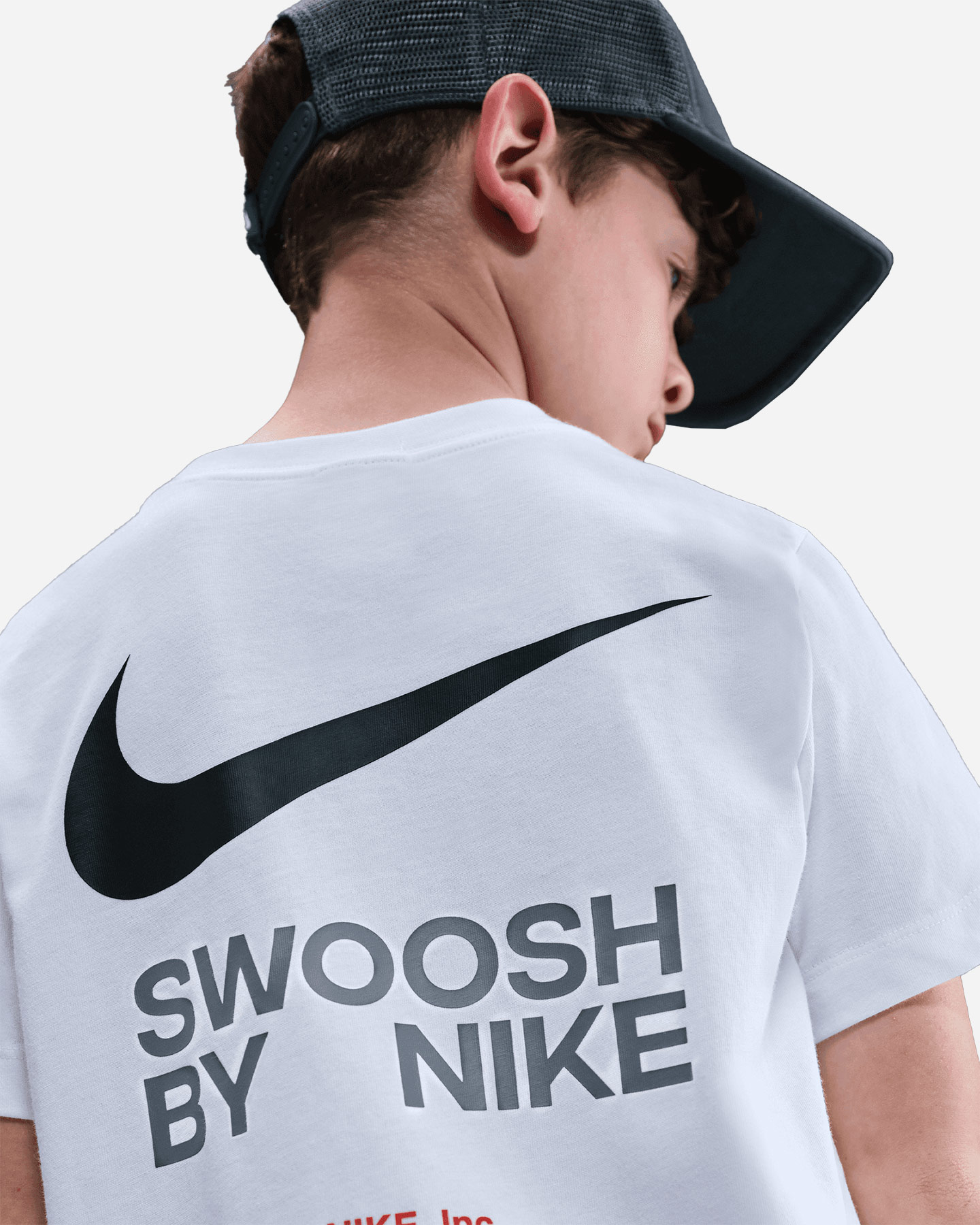 T-shirt NIKE PRINT BACK JR - Bianco - 5 | Cisalfa Sport