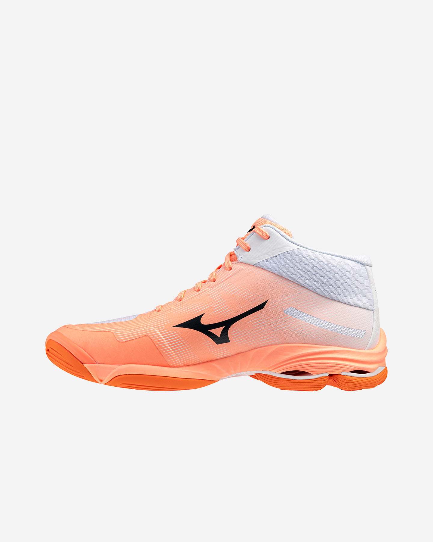 Scarpe volley MIZUNO WAVE LIGHTENING PRO MID W - Arancione - 4 | Cisalfa Sport