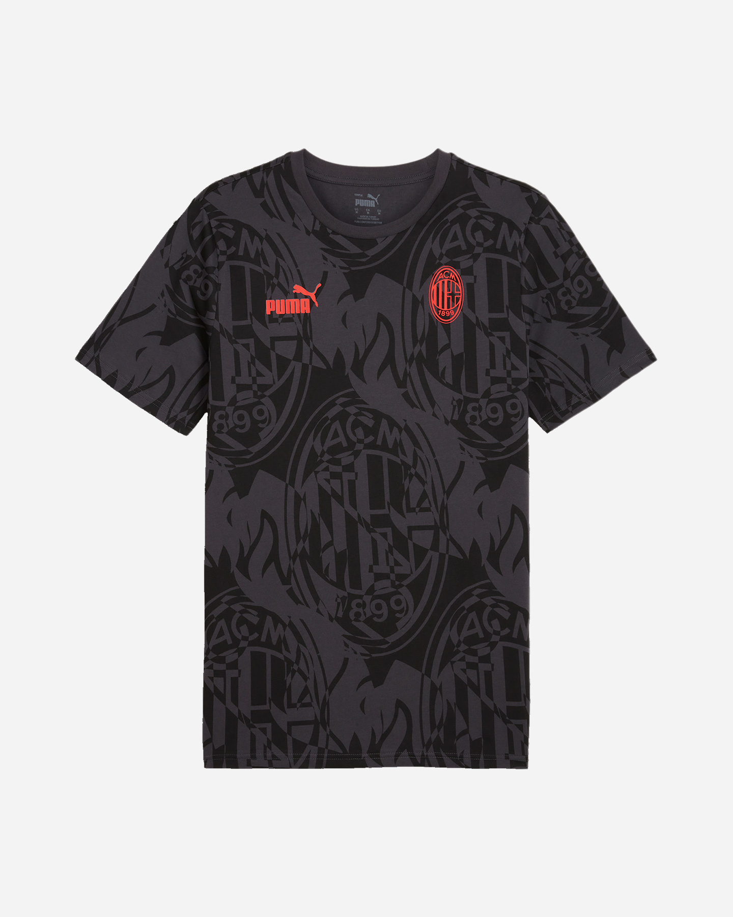 Abbigliamento calcio ufficiale PUMA MILAN FTBL CULTURE AOP 24-25 M - Nero - 0 | Cisalfa Sport