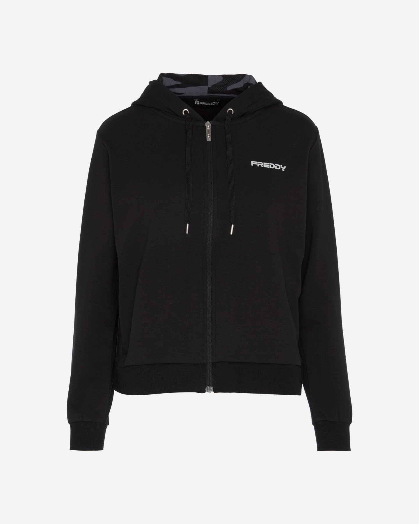 Felpa FREDDY CROP SMALL LOGO W - Nero - 0 | Cisalfa Sport