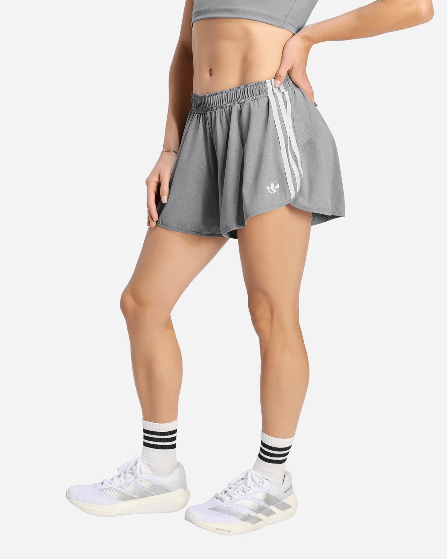 Short training ADIDAS ORIGINALS SPORT W - Grigio - 1 | Cisalfa Sport