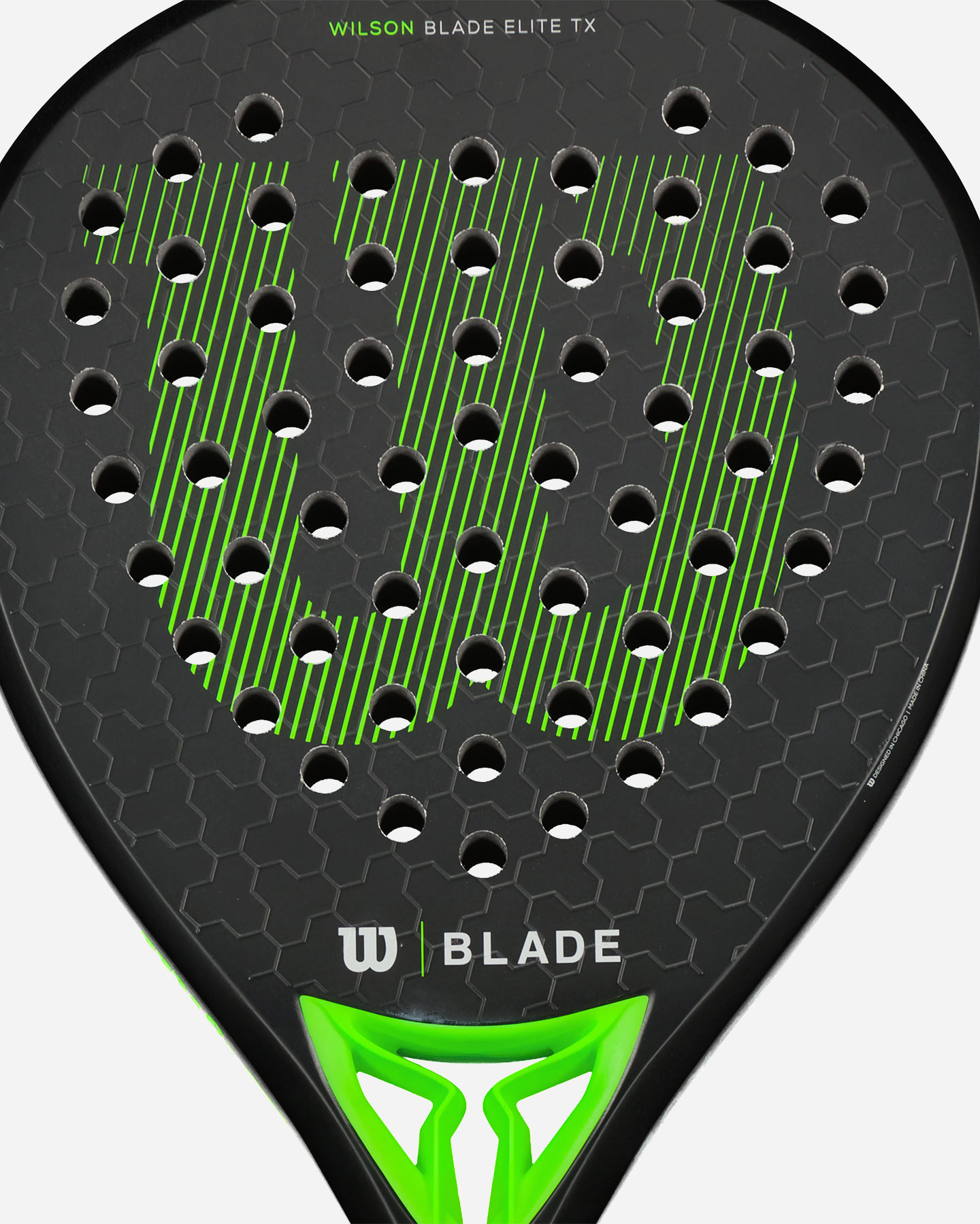 Racchetta padel intermedia WILSON BLADE ELITE TX V2 PADEL  - Nero - 3 | Cisalfa Sport