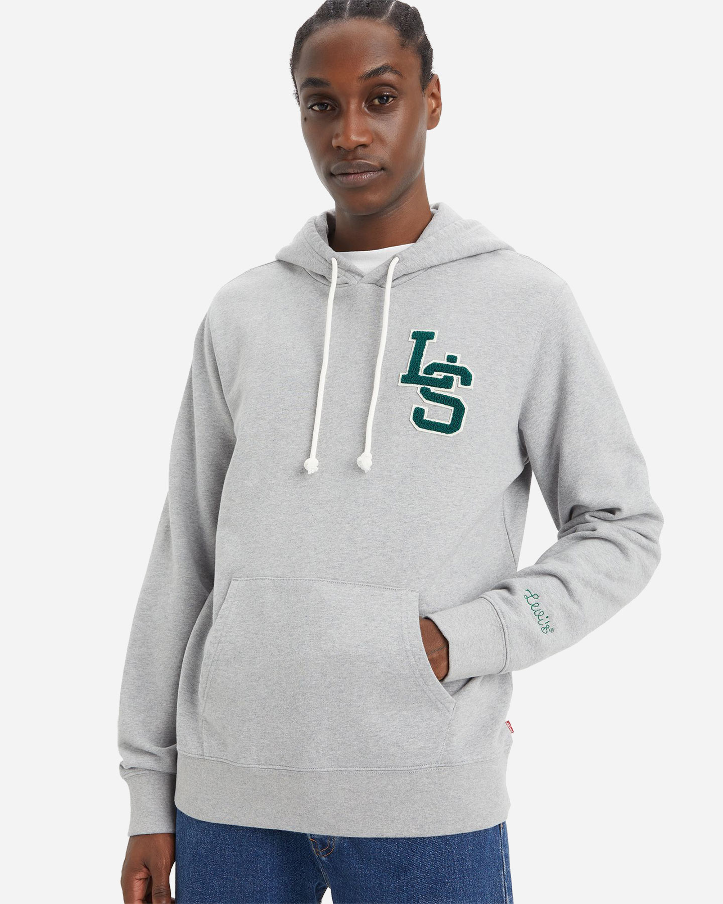 Felpa LEVI'S PATCH VARSITY M - Grigio - 1 | Cisalfa Sport