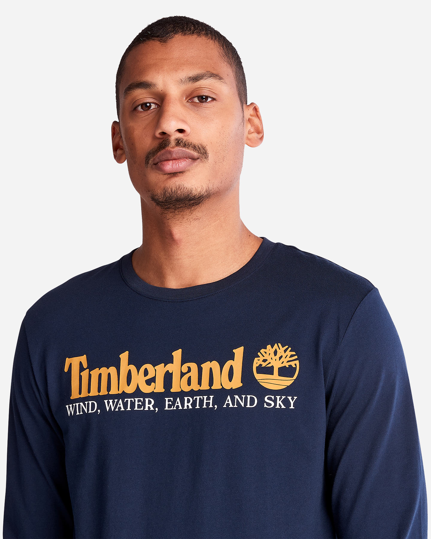 T-shirt TIMBERLAND LINEAR LOGO M - Blu - 5 | Cisalfa Sport