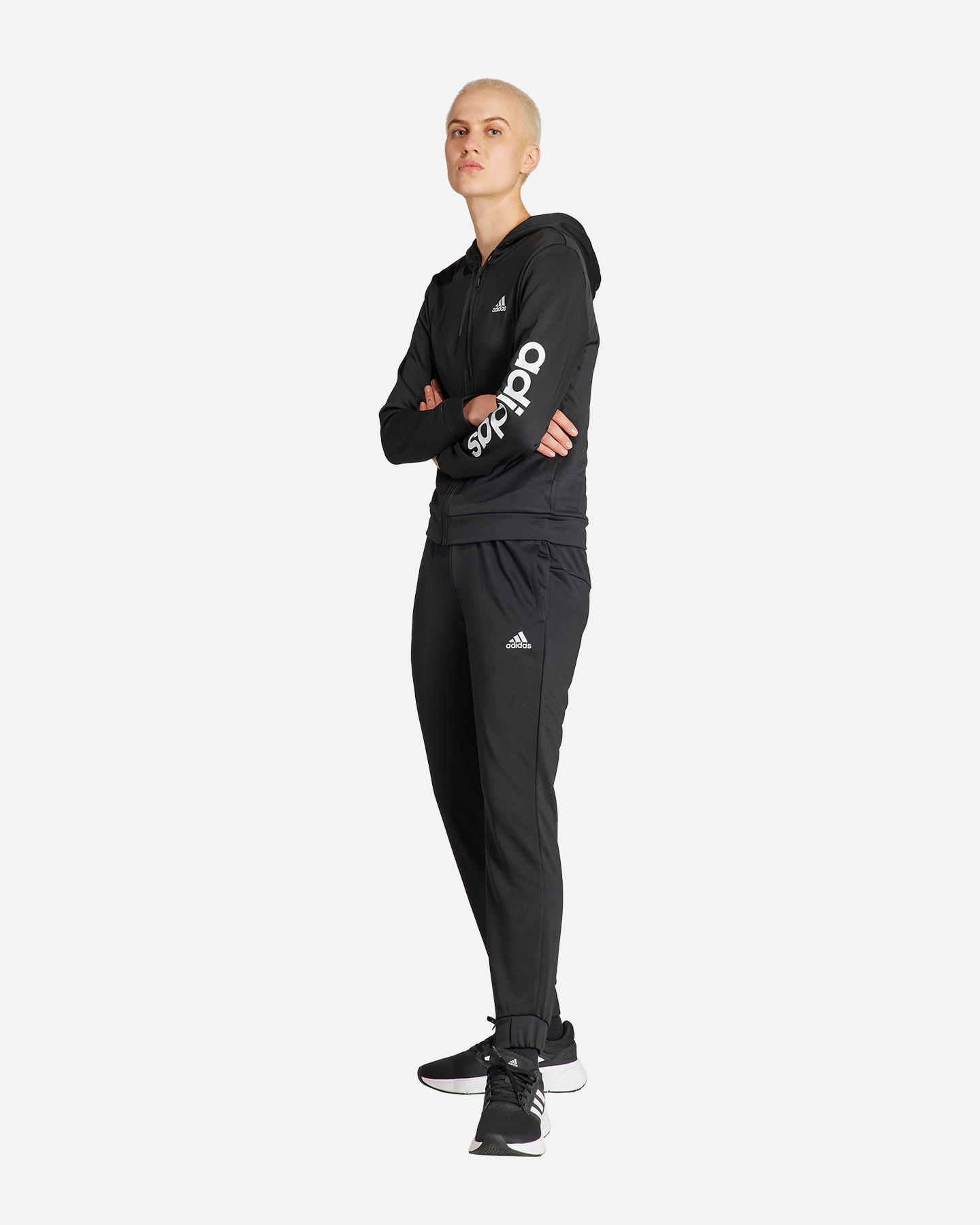 Tuta ADIDAS LOGO LINEAR W - Nero - 1 | Cisalfa Sport
