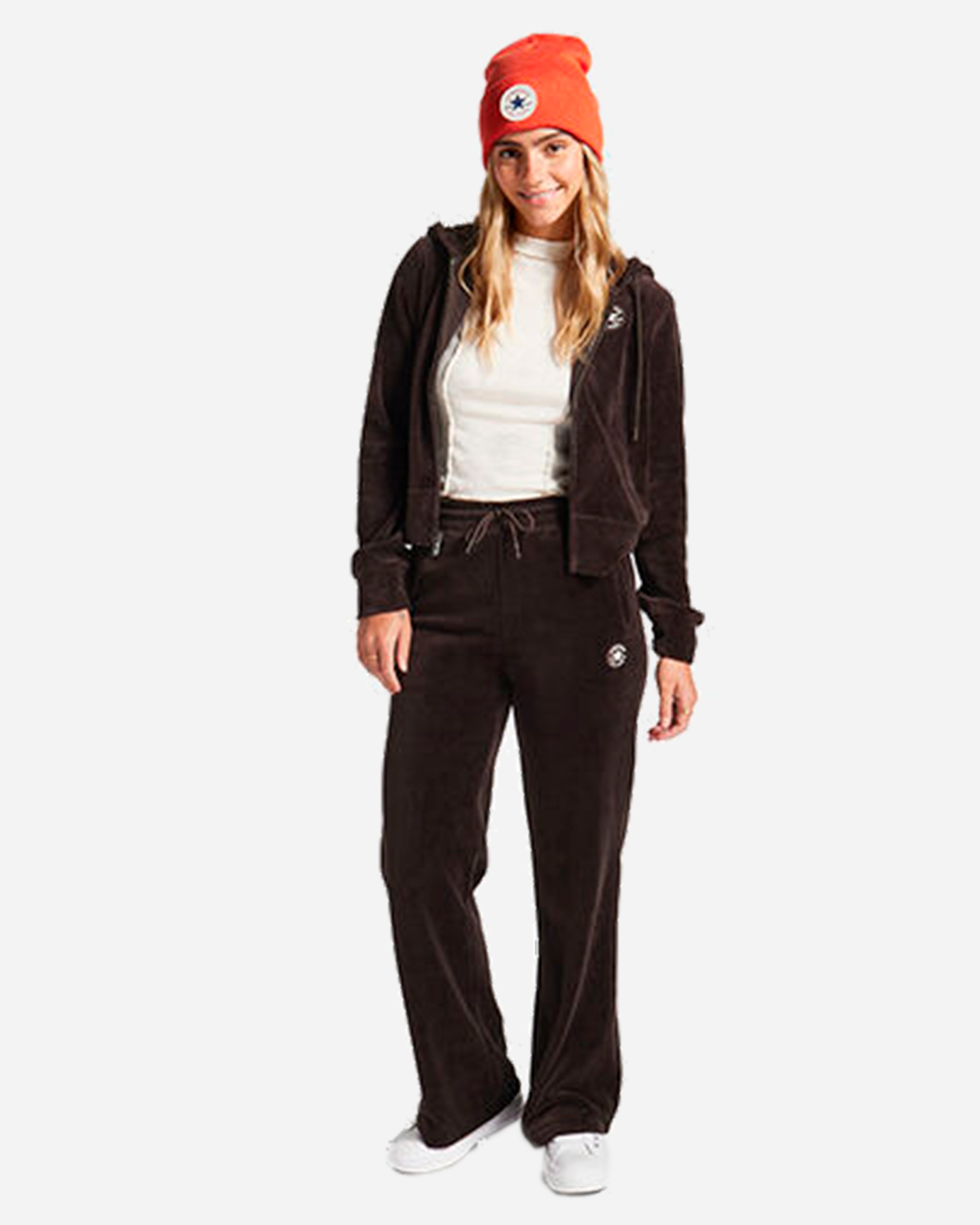 Felpa CONVERSE CHUCK TAYLOR W - Marrone - 5 | Cisalfa Sport