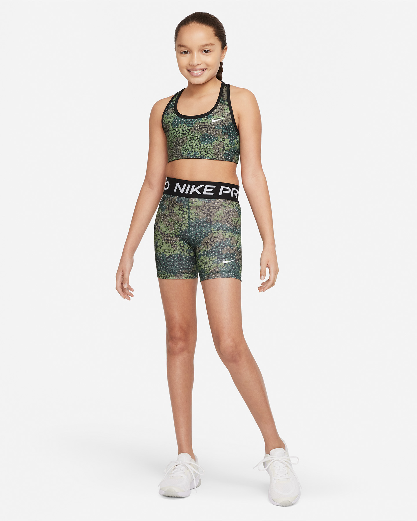 Canotta NIKE DRI FIT SWOOSH JR - Verde - 5 | Cisalfa Sport