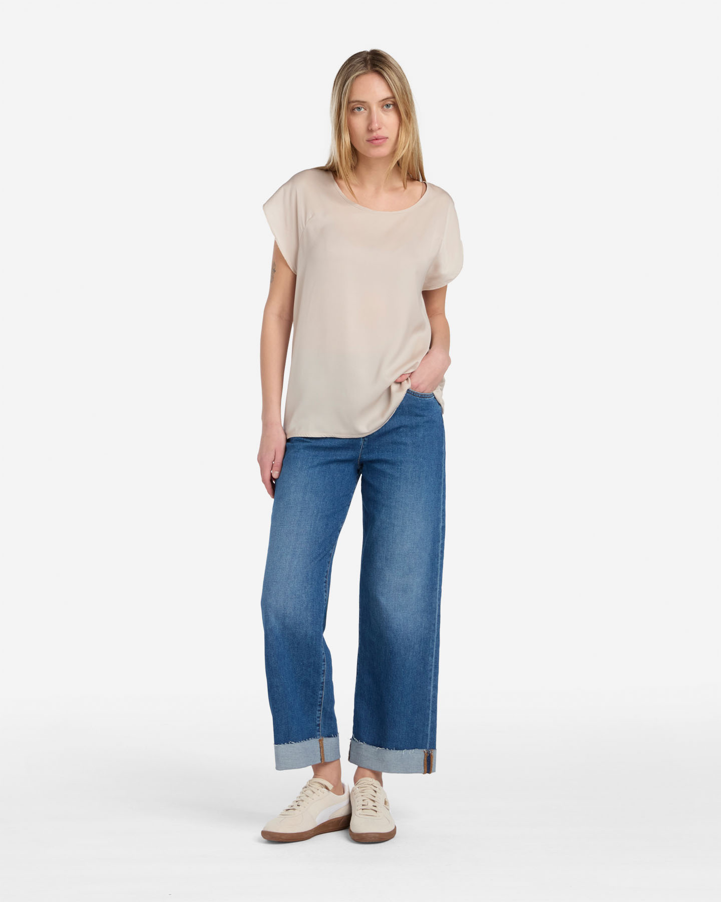 T-shirt DACK'S ESSENTIAL W - Beige - 4 | Cisalfa Sport