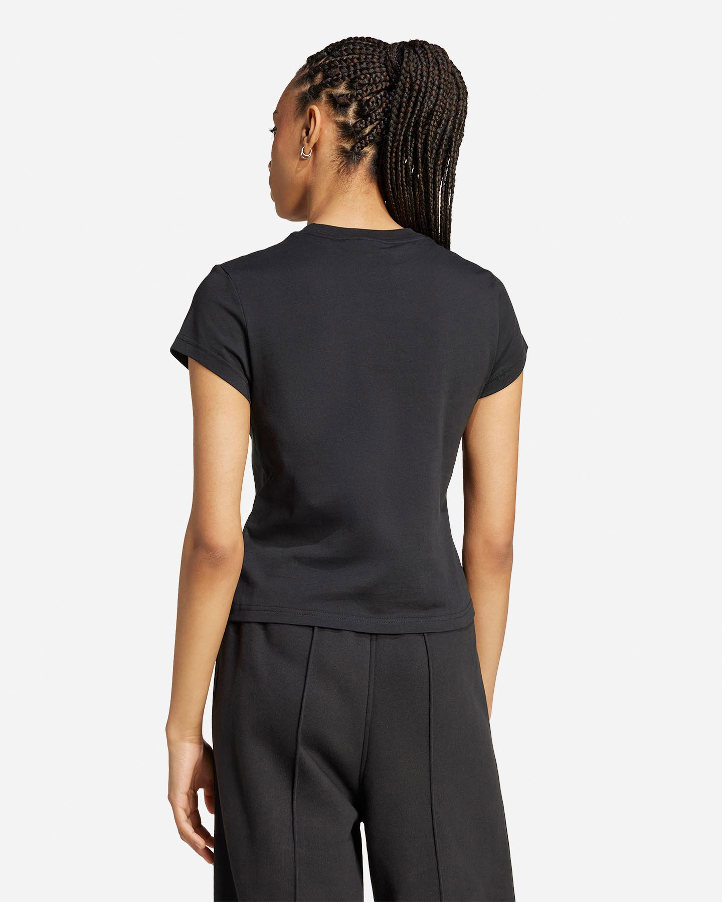 T-shirt ADIDAS SMALL LOGO SLIM W - Nero - 2 | Cisalfa Sport